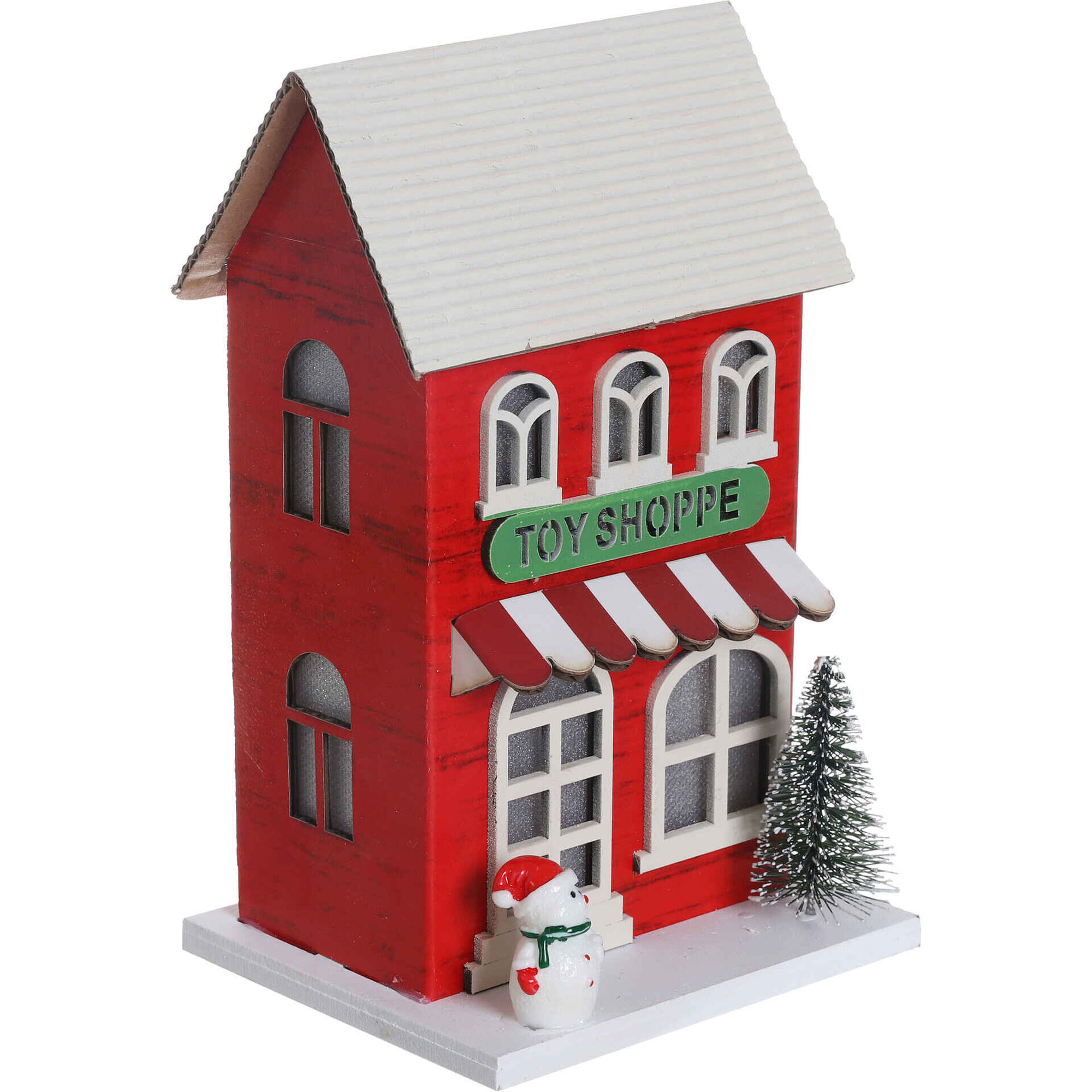 Loja de Brinquedos Vermelha com Luz