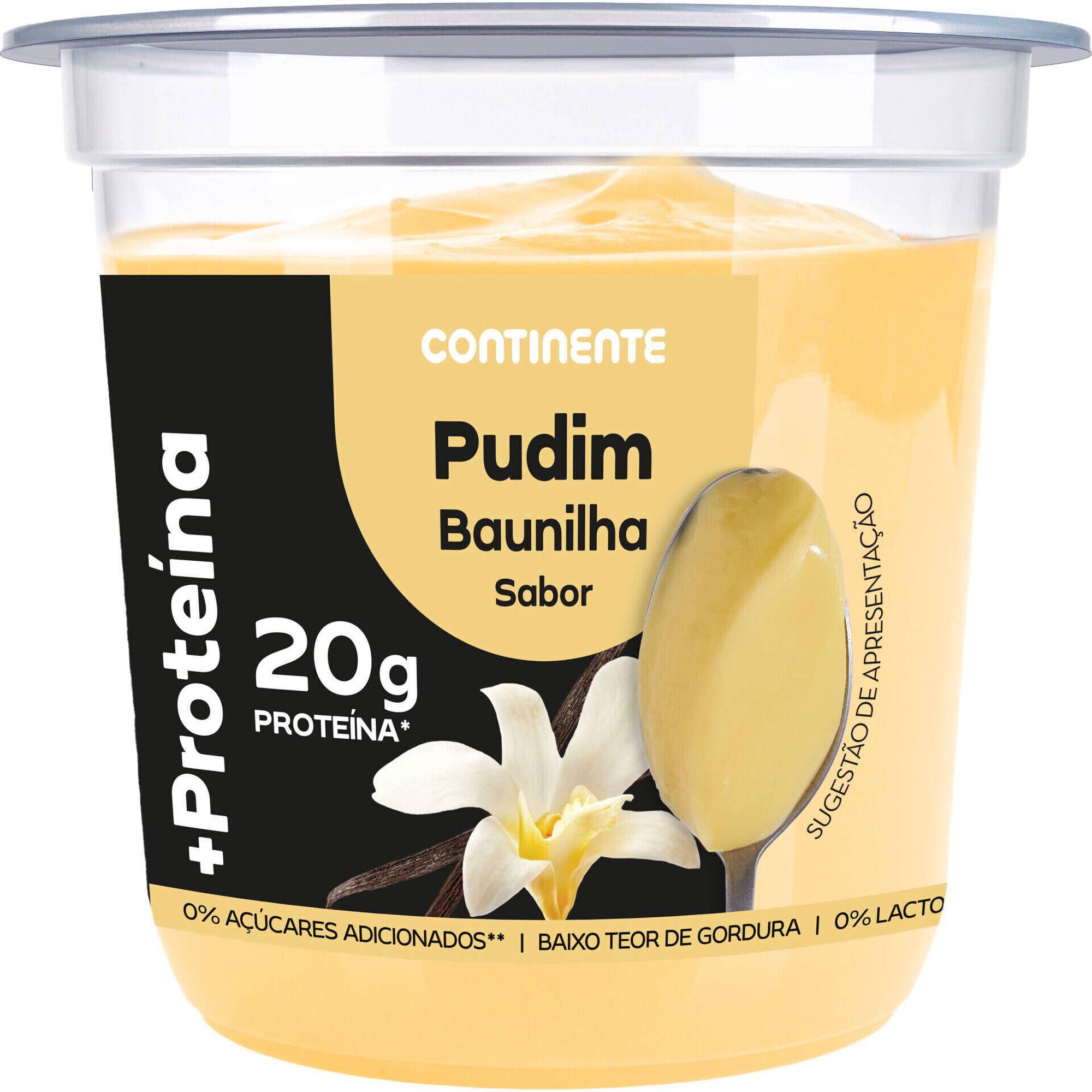 Pudim +Prote&iacute;na Baunilha Continente