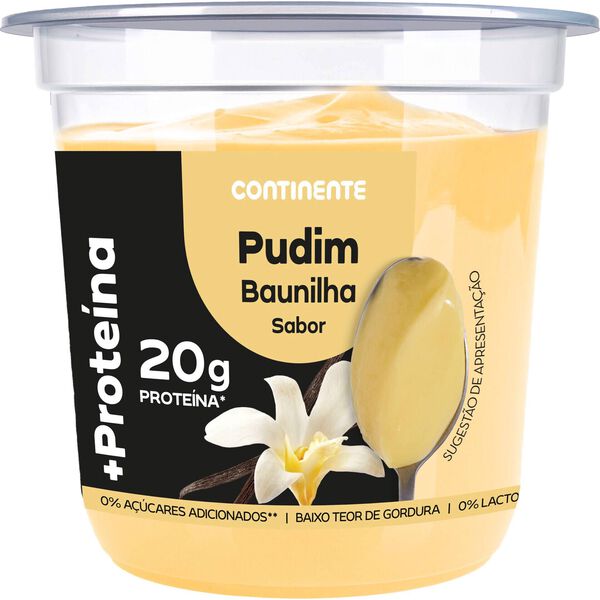 Pudim +Proteína Baunilha Continente