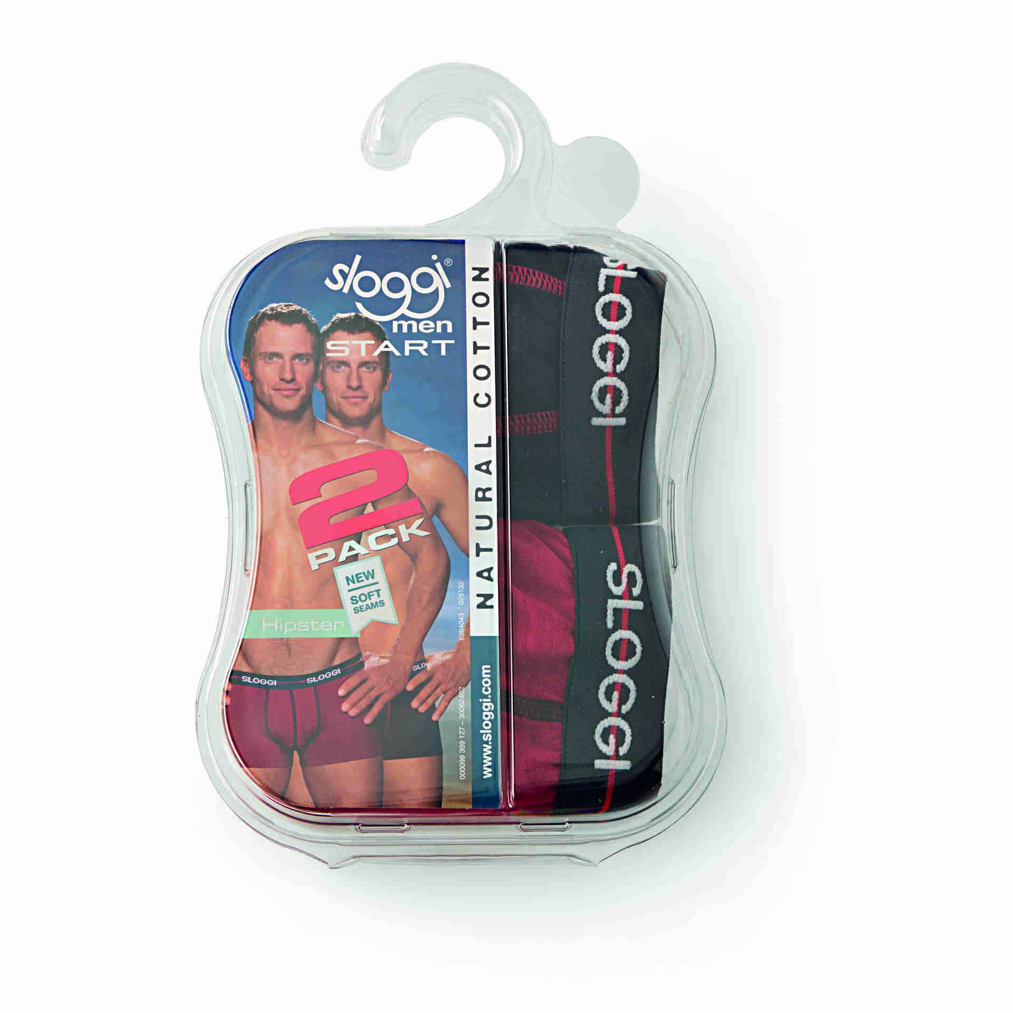 Conjunto 2 Boxers Azul e Vermelho Homem XL