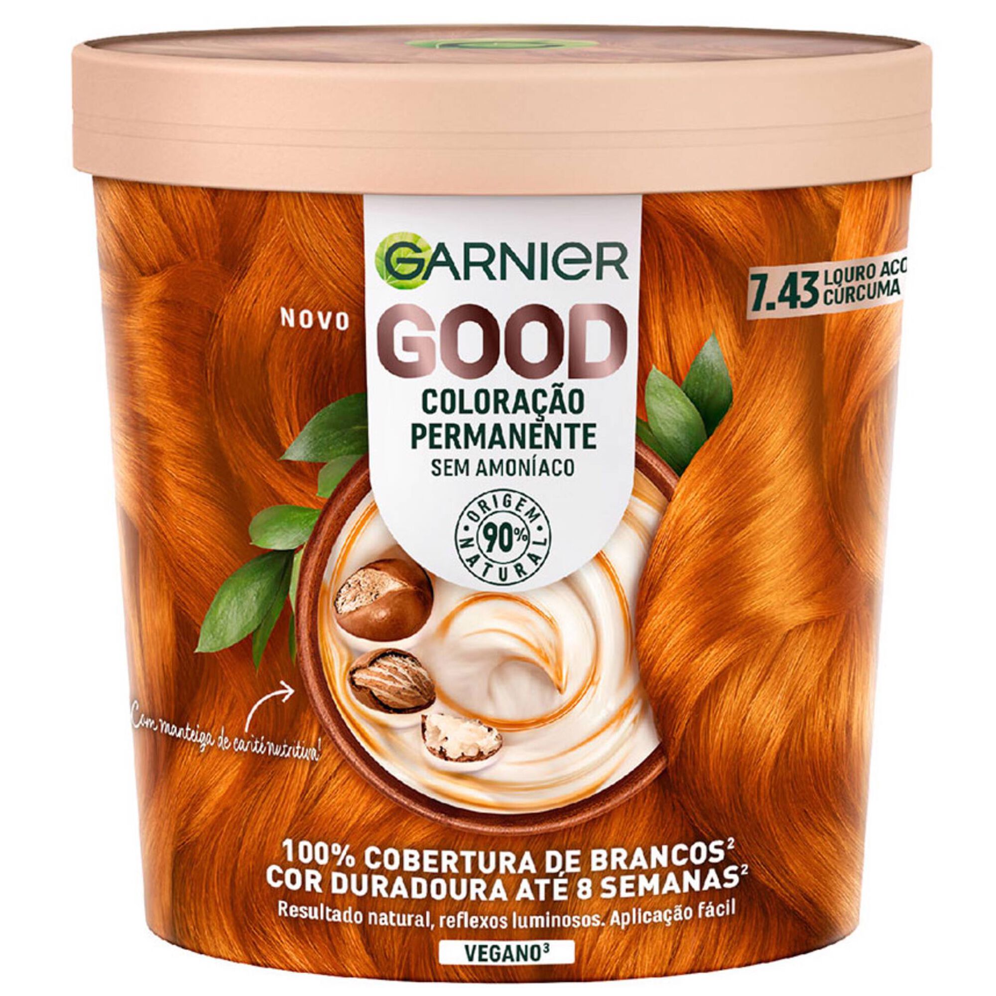 Coloração Permanente Good Acobreado Cúrcuma 7.43