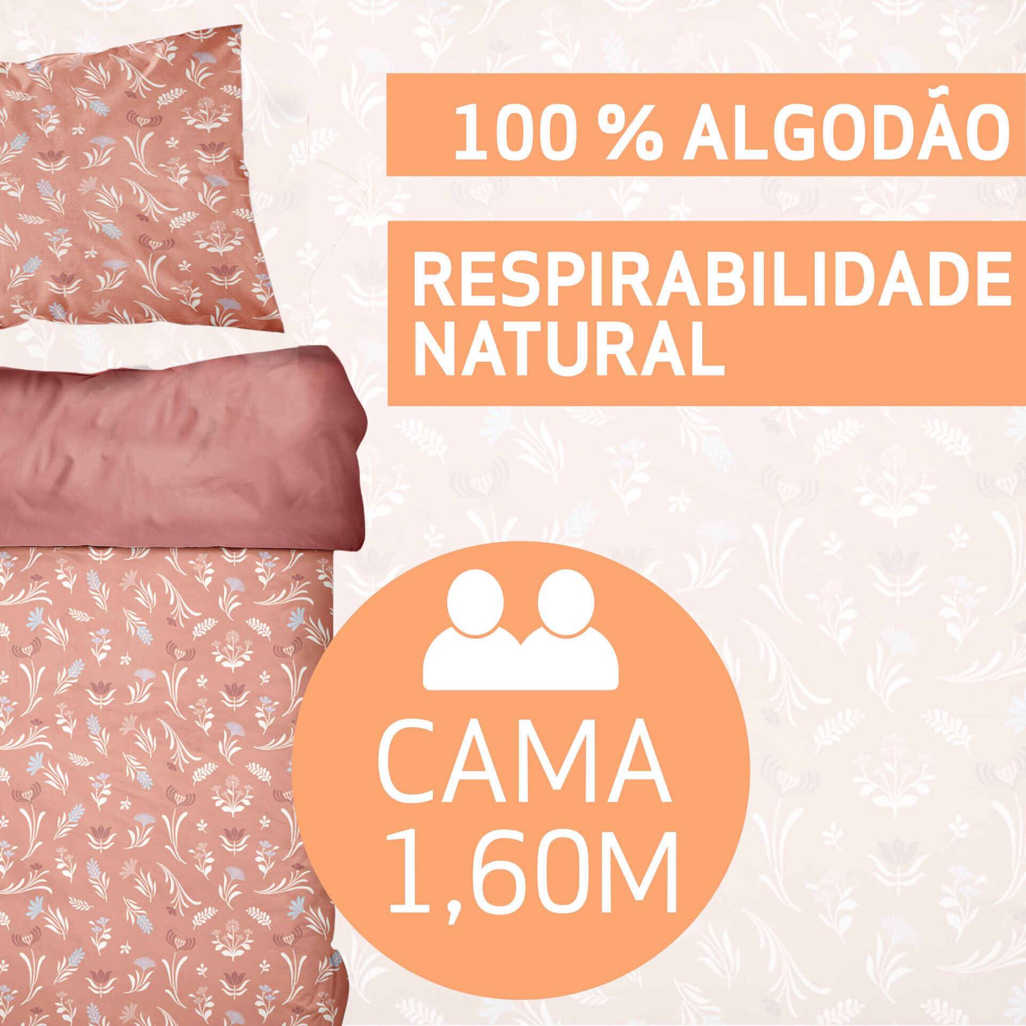 Conjunto Capa Edredão Algodão Plantópia