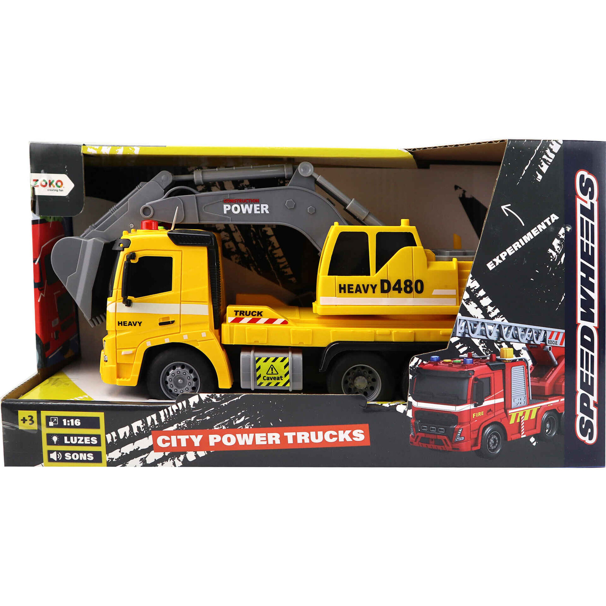 Zoko Speed Wheels - Cami&atilde;o City Power Trucks 1:16 (v&aacute;rios modelos)