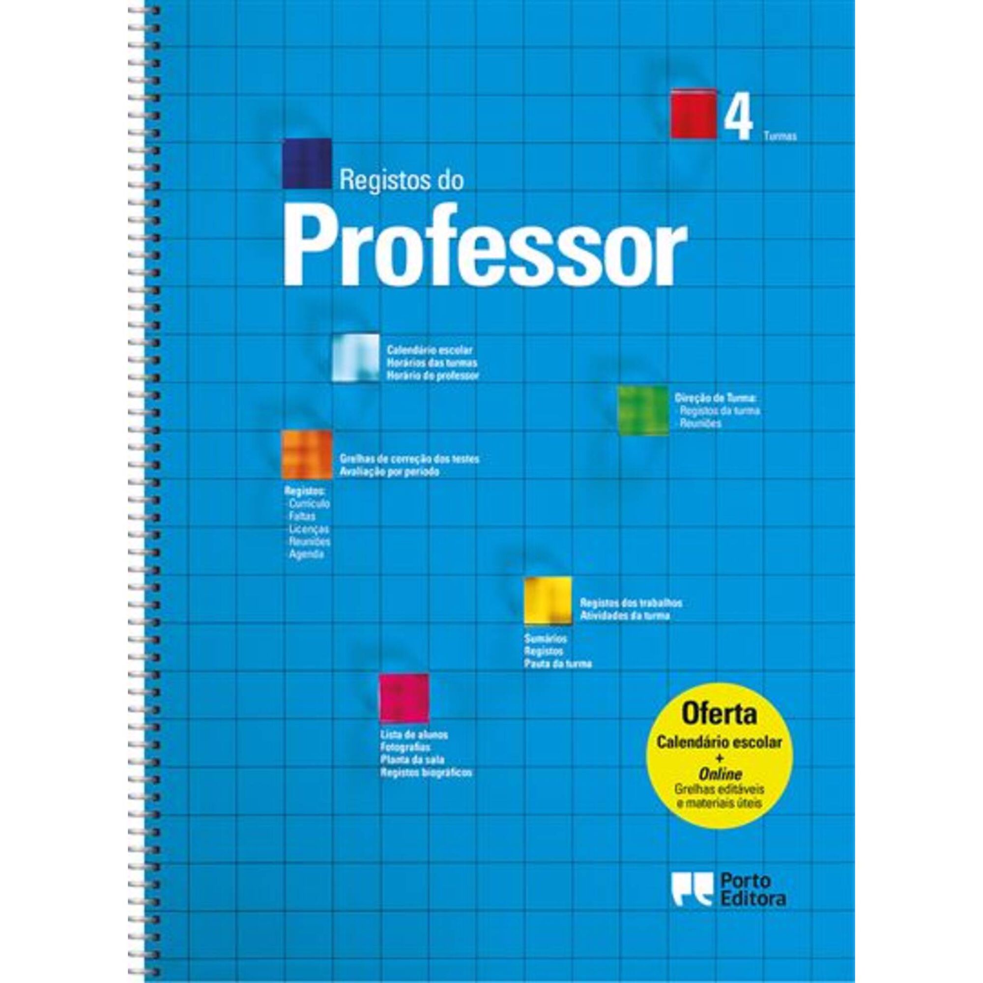 Registos do Professor - 4 Turmas