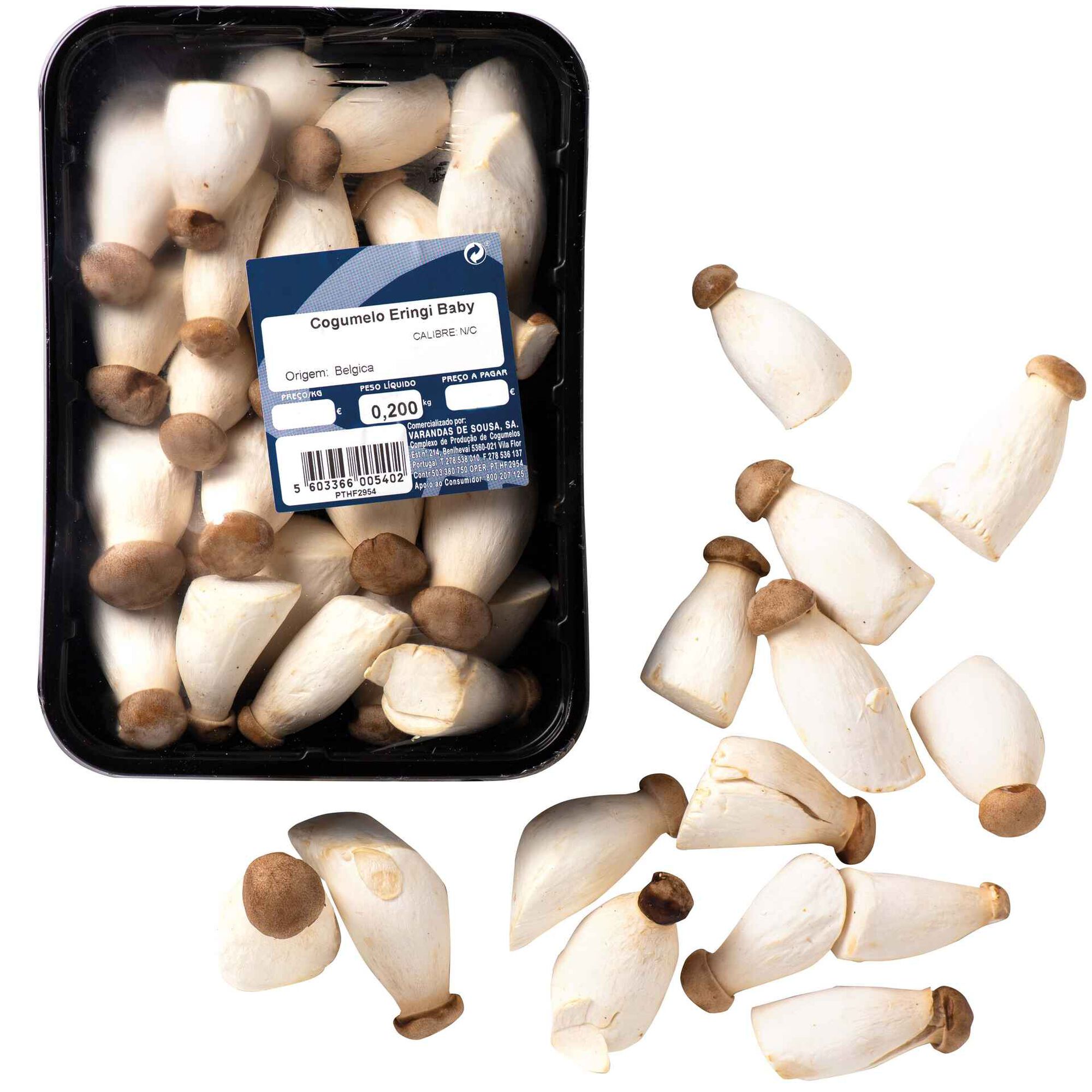 Cogumelo Eringi Baby Varandas de Sousa emb. 200 gr Continente Online