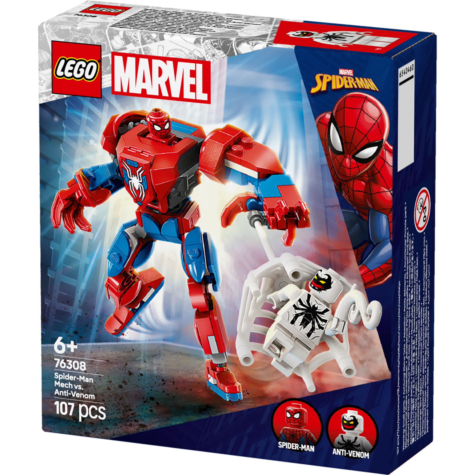 Robô do Spider-Man contra Anti-Venom - 76308 Robô do Spider-Man contra Anti-Venom - 76308
