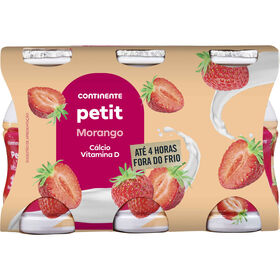 Iogurte L&iacute;quido Petit Morango Infantil Continente