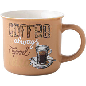 Caneca Vintage 360ml Coffee Always Kasa