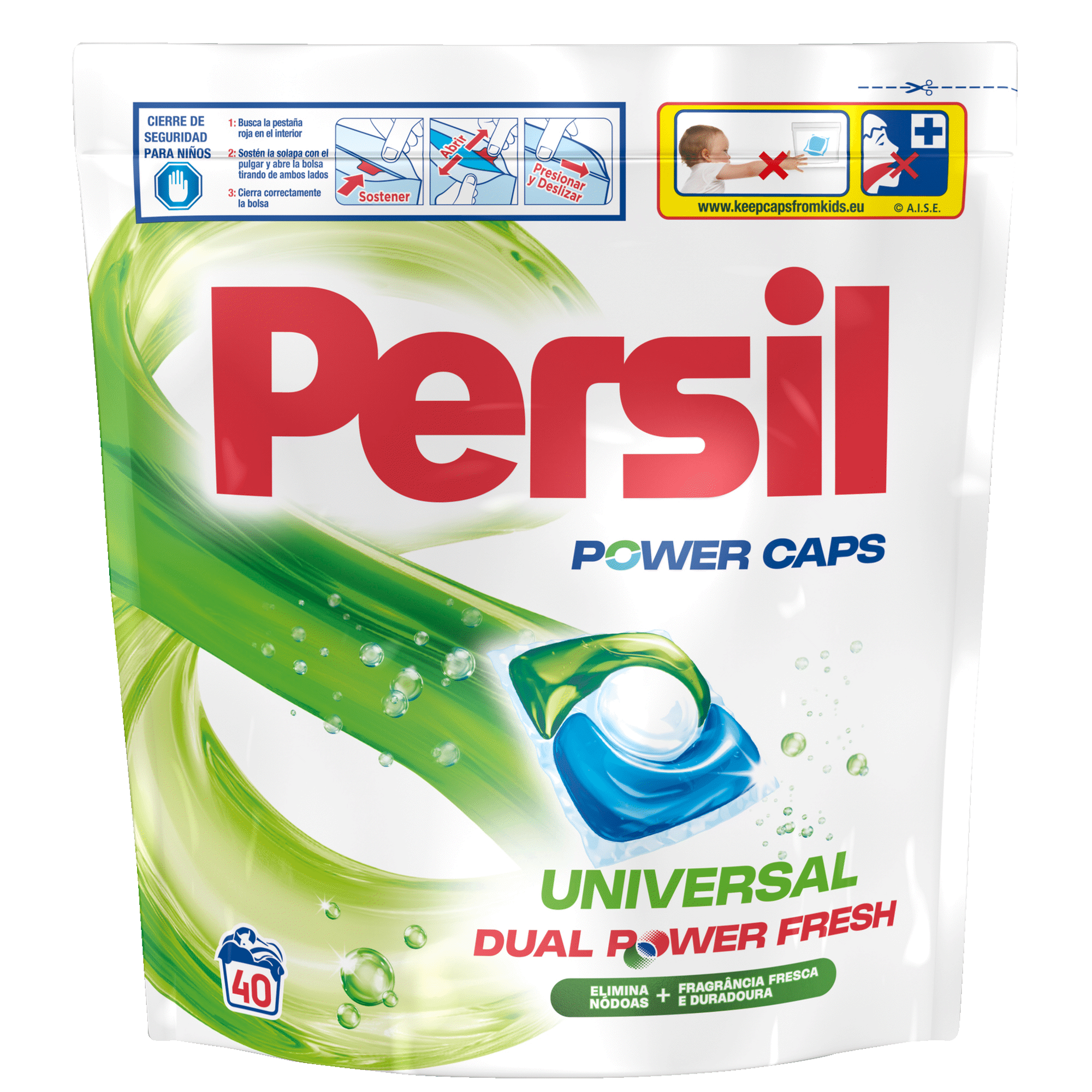 Detergente M&aacute;quina Roupa C&aacute;psulas Universal Persil