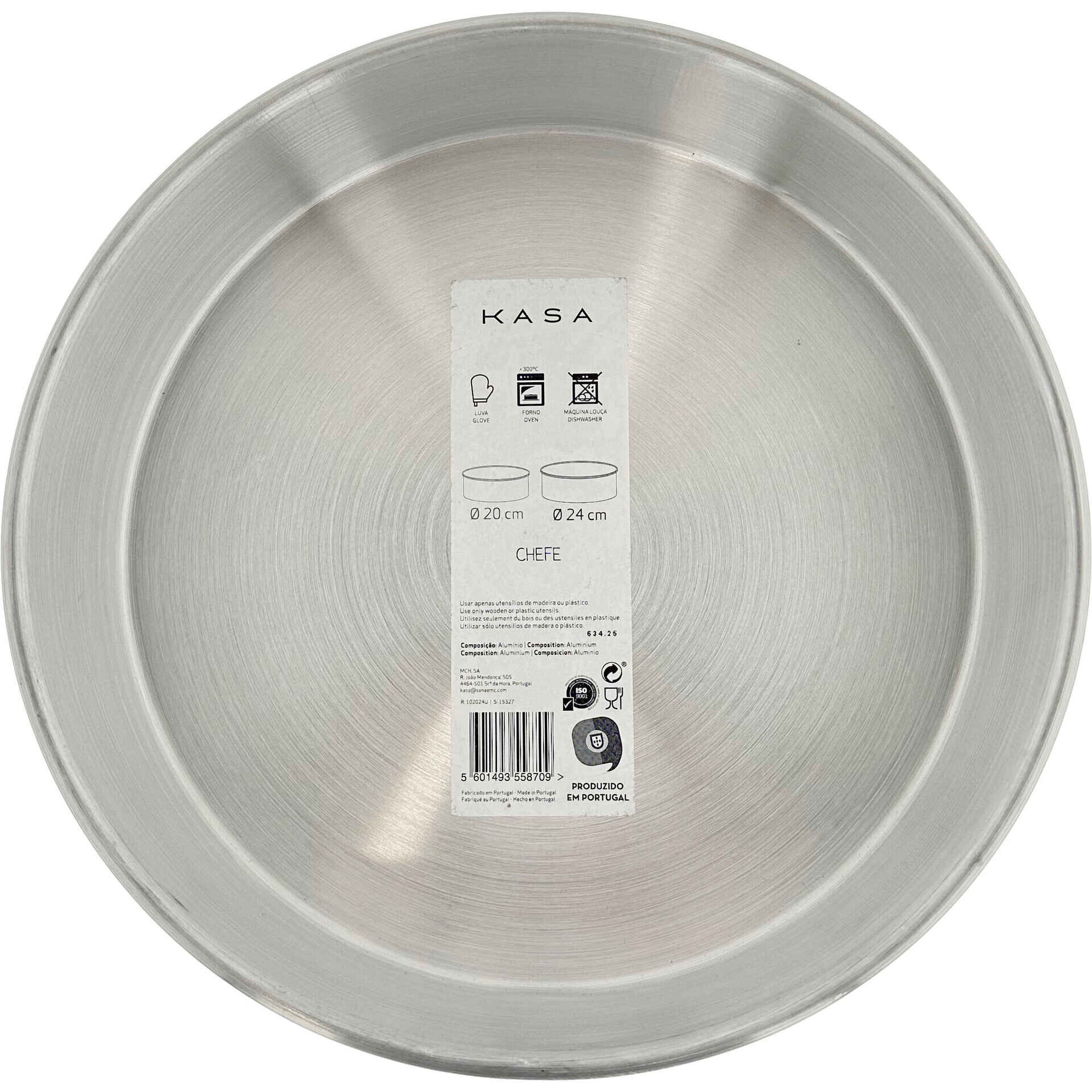 Forma Redonda Alumínio 20cm Chefe