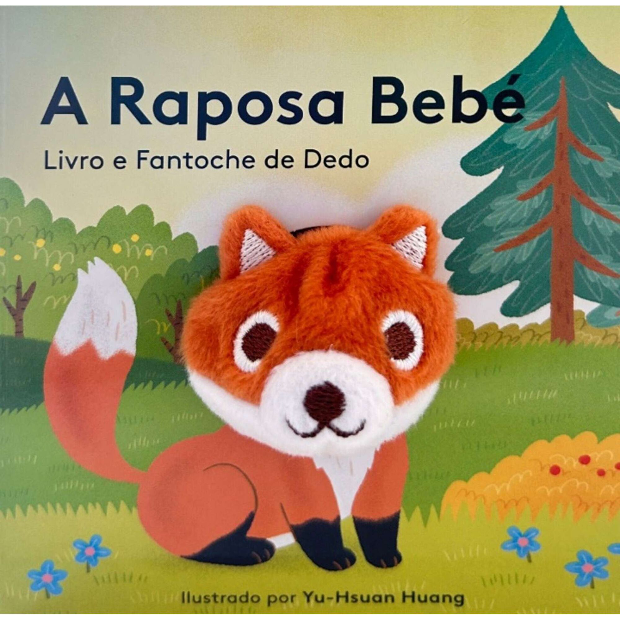 Livro e Fantoche de Dedo - A Raposa Beb&eacute;