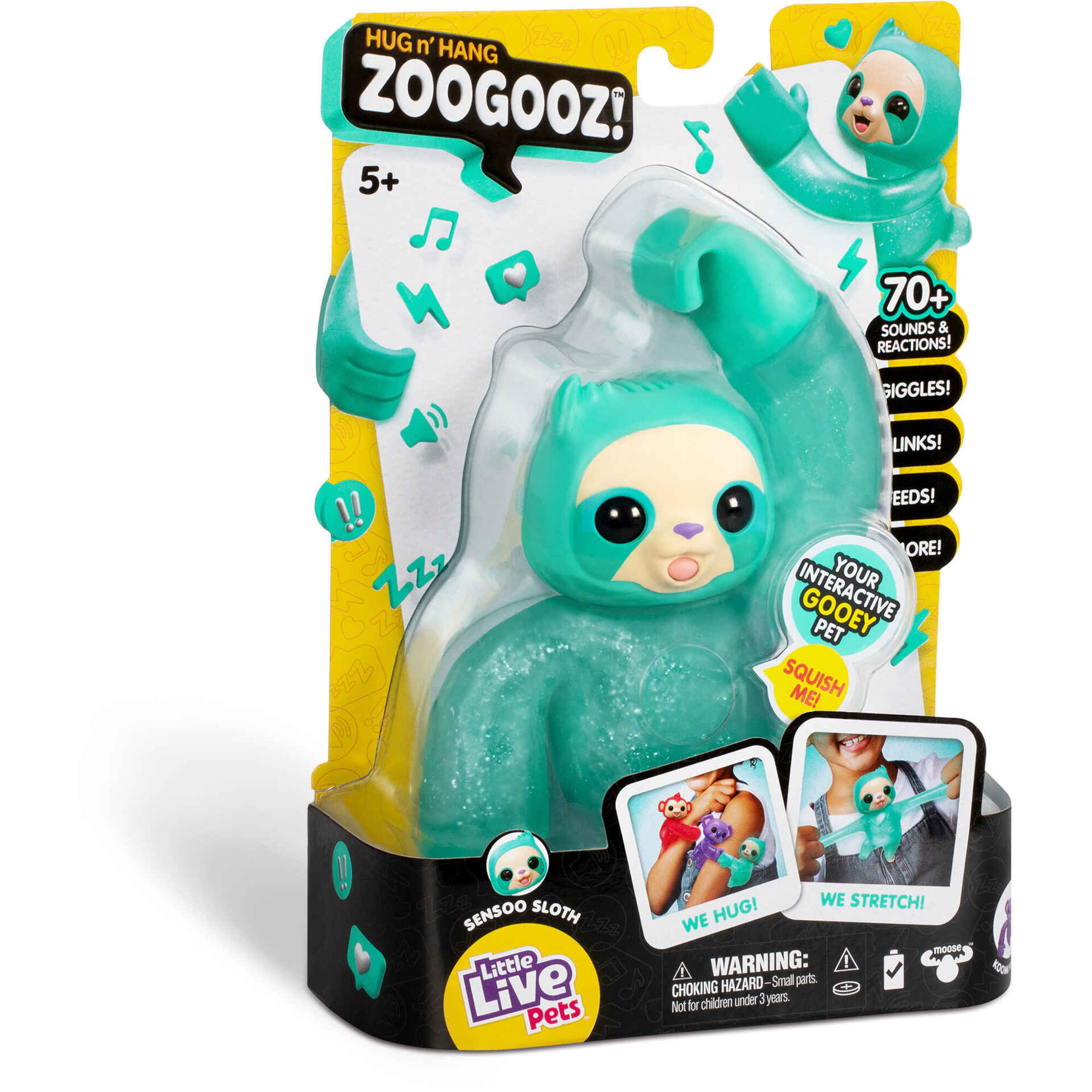 Peluche Hug n Hang Zoogooz (vários modelos)