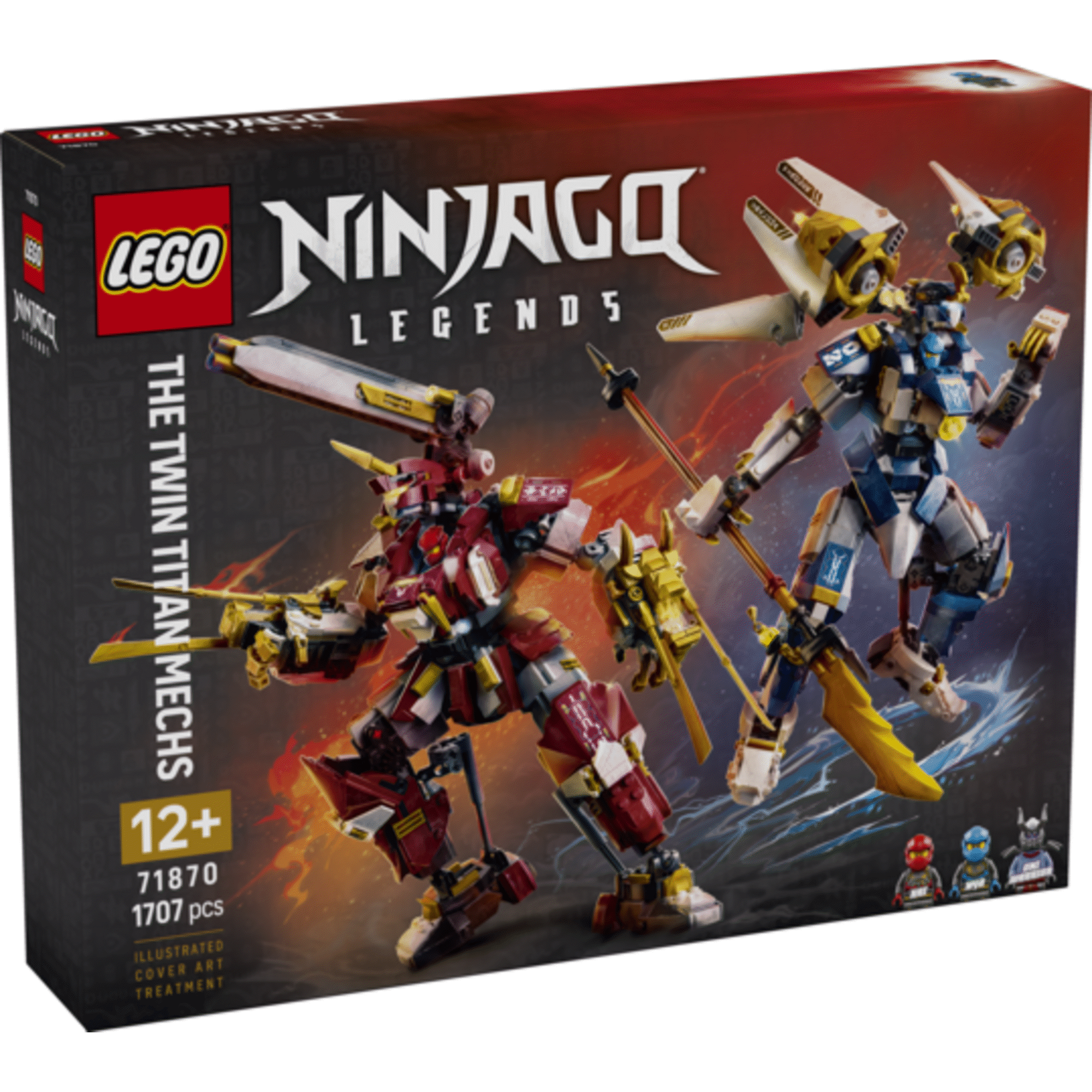LEGO Ninjago - A Dupla de Rob&ocirc;s Tit&atilde;s - 71870