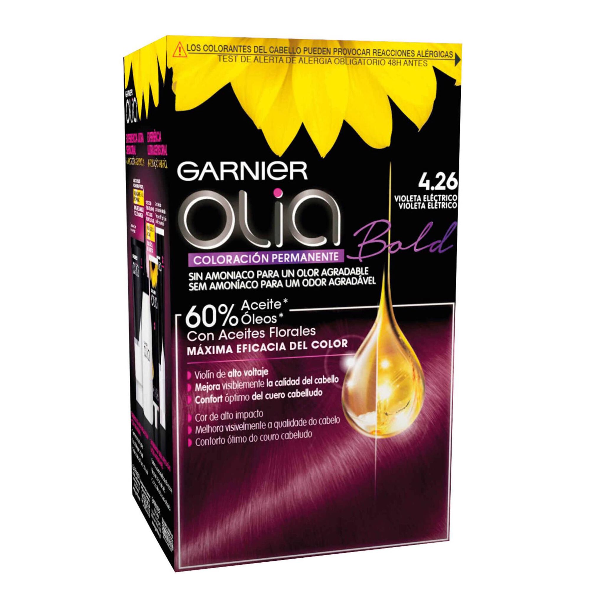 Coloração Permanente Olia Bold Violeta Elétrico 4.26 Coloração Permanente Olia Bold Violeta Elétrico 4.26