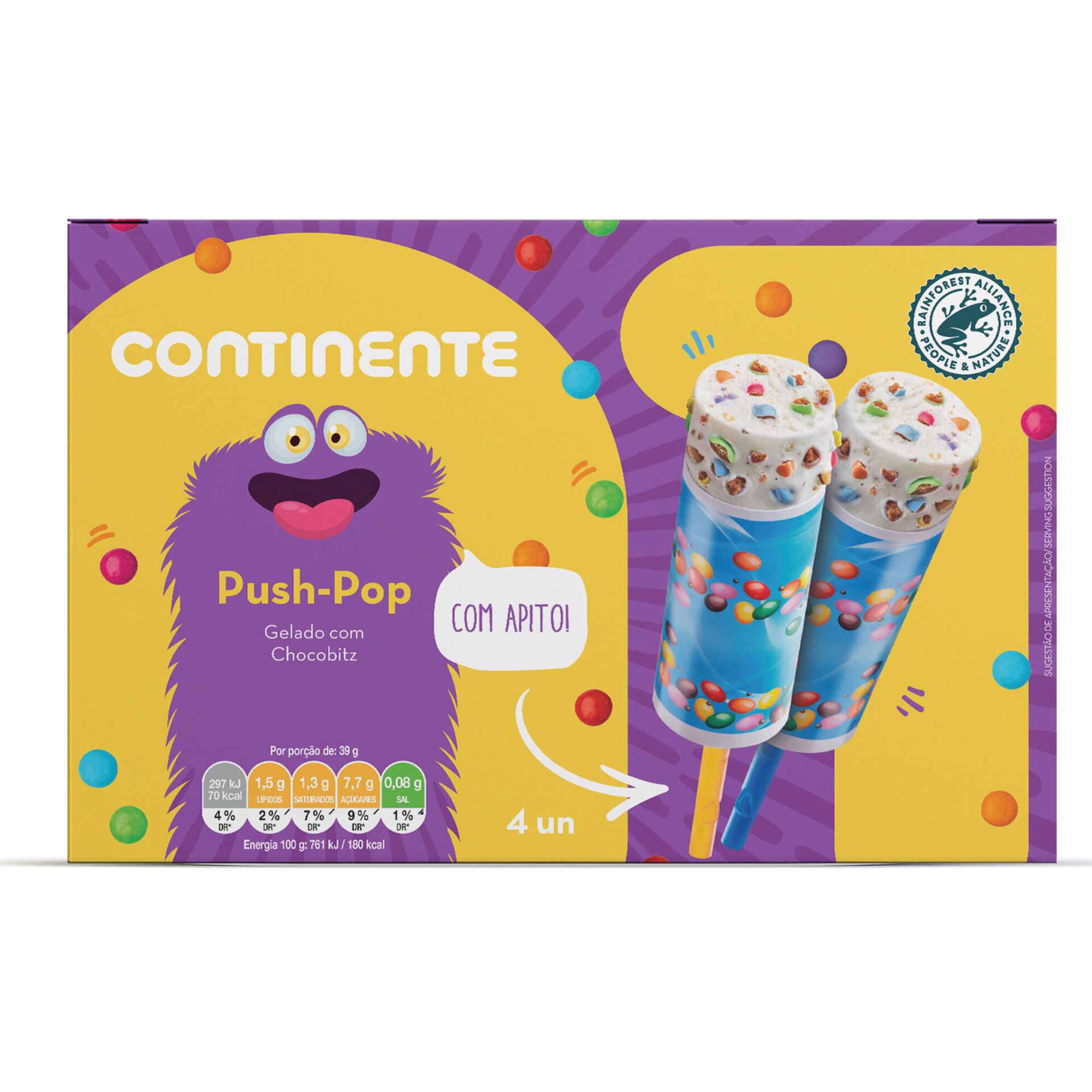 Gelado Push-Pop