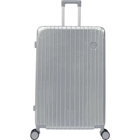 Mala de Viagem Grande 4 Rodas Cinza Marshmallow