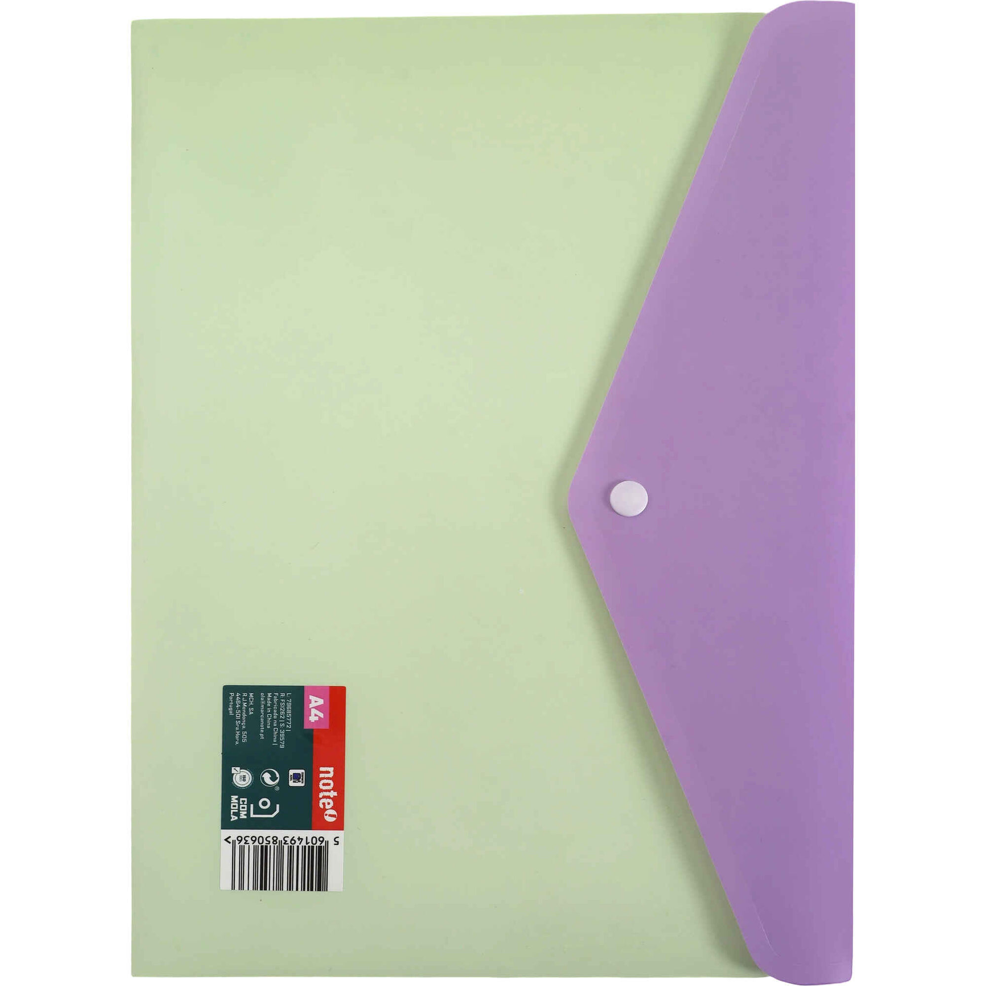 Classificador Envelope A4 com Mola (v&aacute;rias cores) Note!