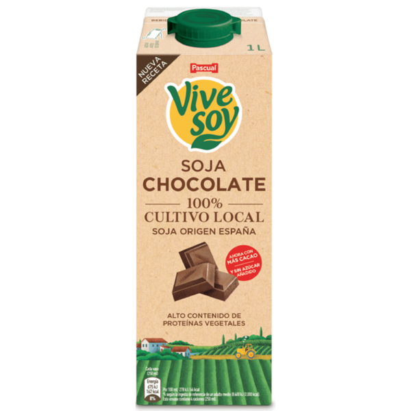 Bebida Vegetal de Soja Chocolate Vive Soy