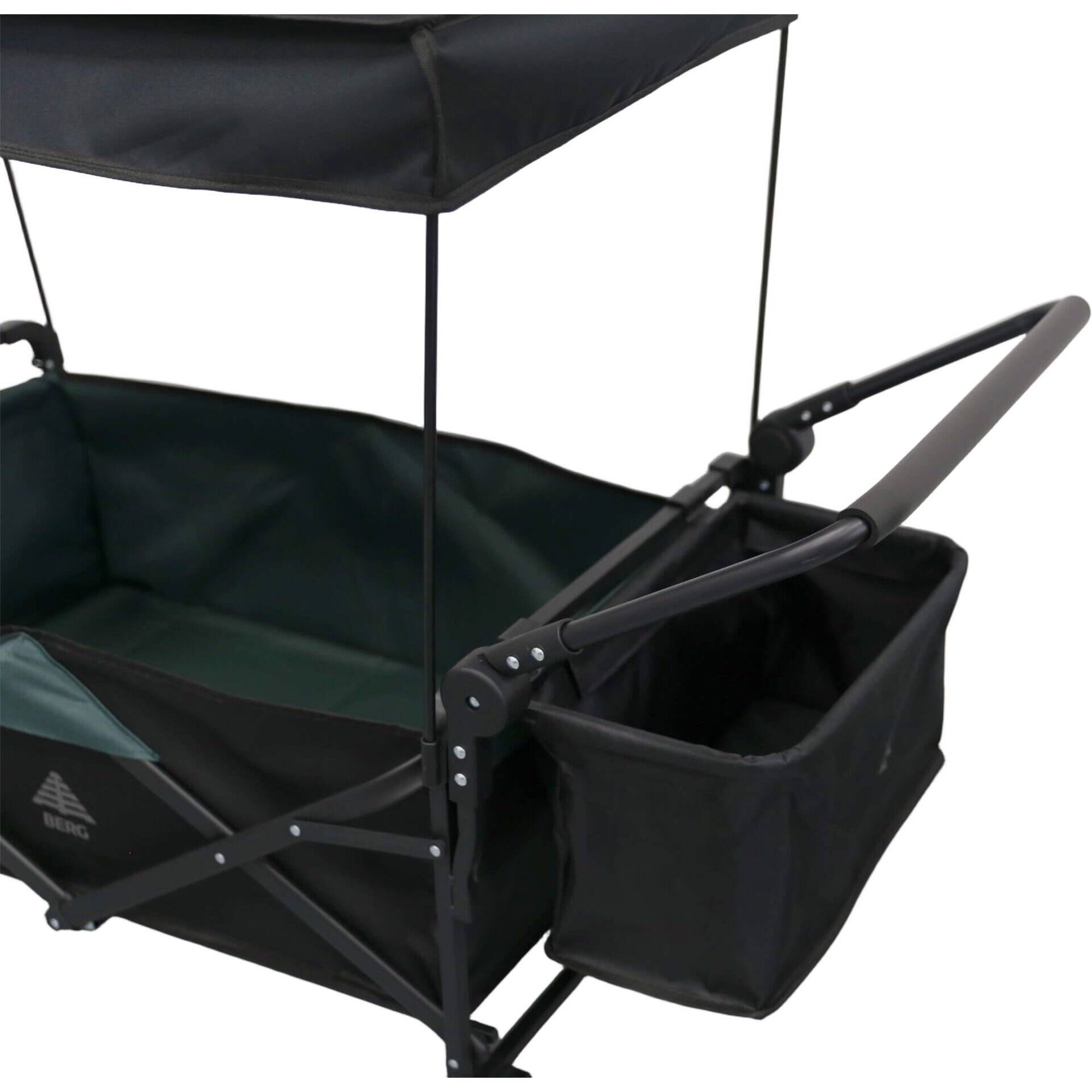 Carrinho de Transporte Preto e Verde Berg