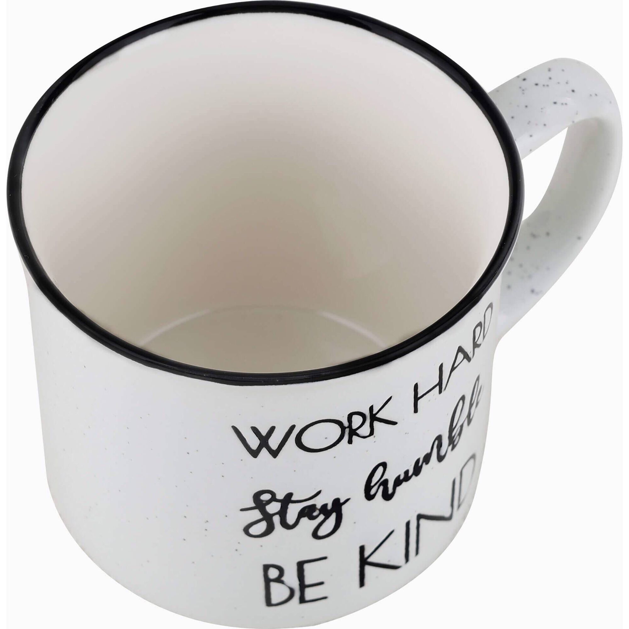 Caneca 310ml Branca Work Hard