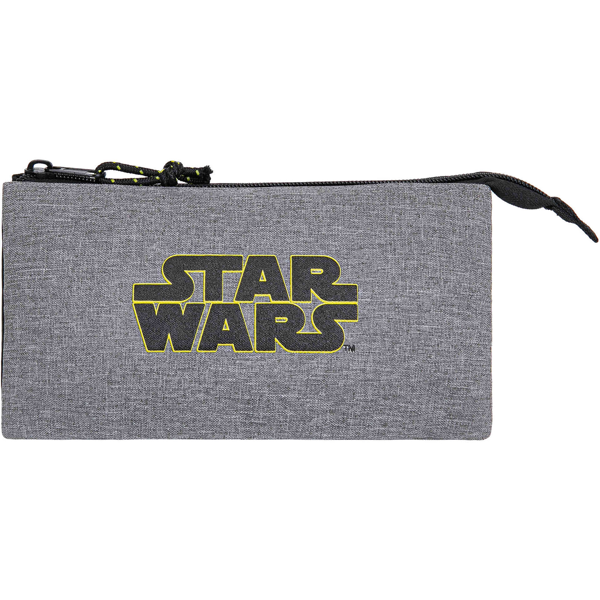 Estojo Triplo Cinza Use the Force