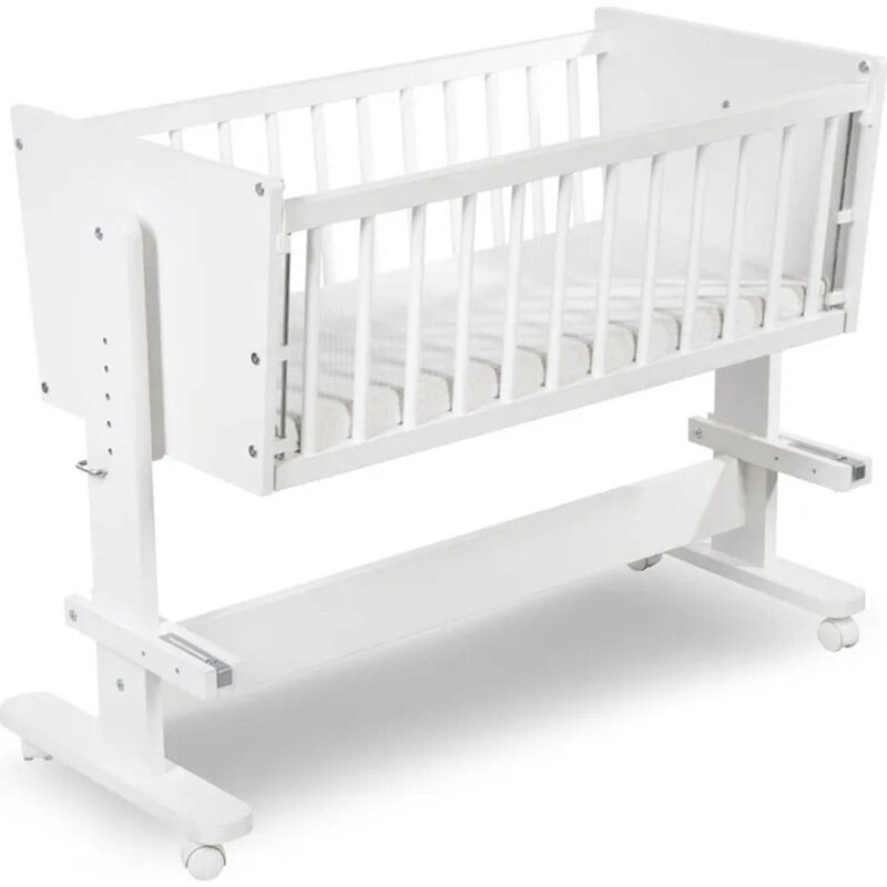 Berço Madeira Multifunções Branco Zoya Twinko