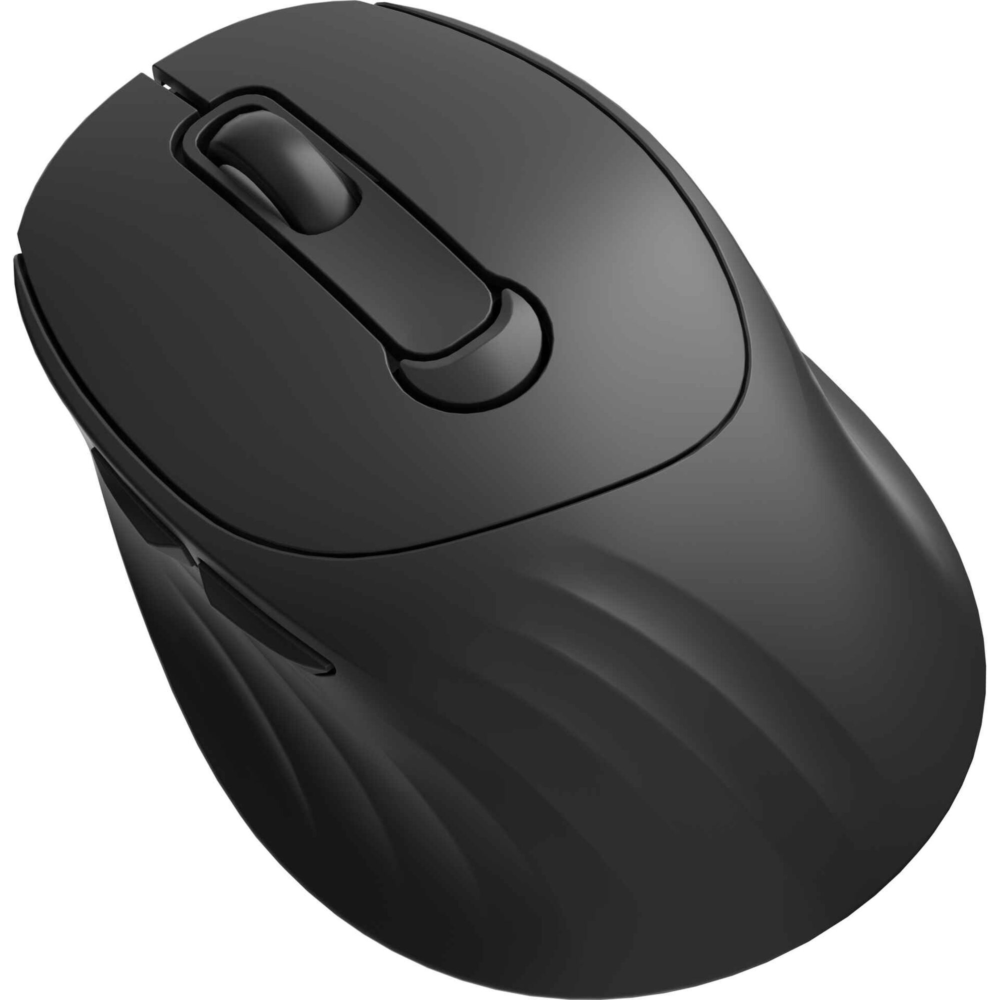 Rato com Carregamento USB Preto Bazar&atilde;o