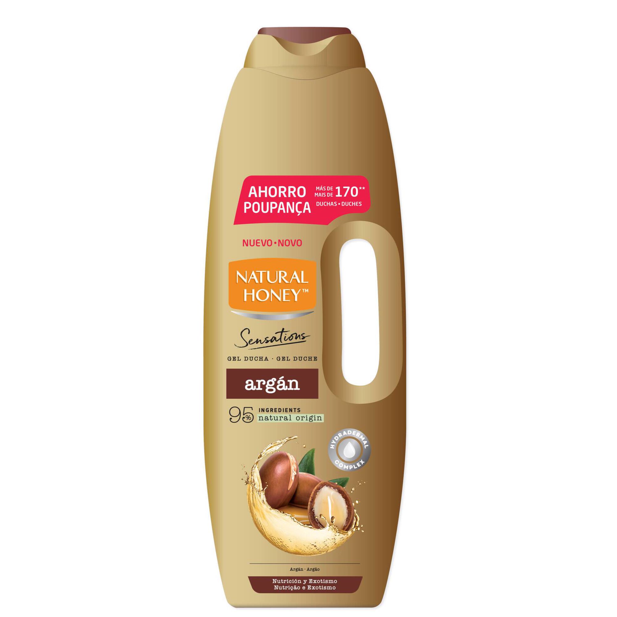 Gel de Banho Arg&atilde;o Natural Honey