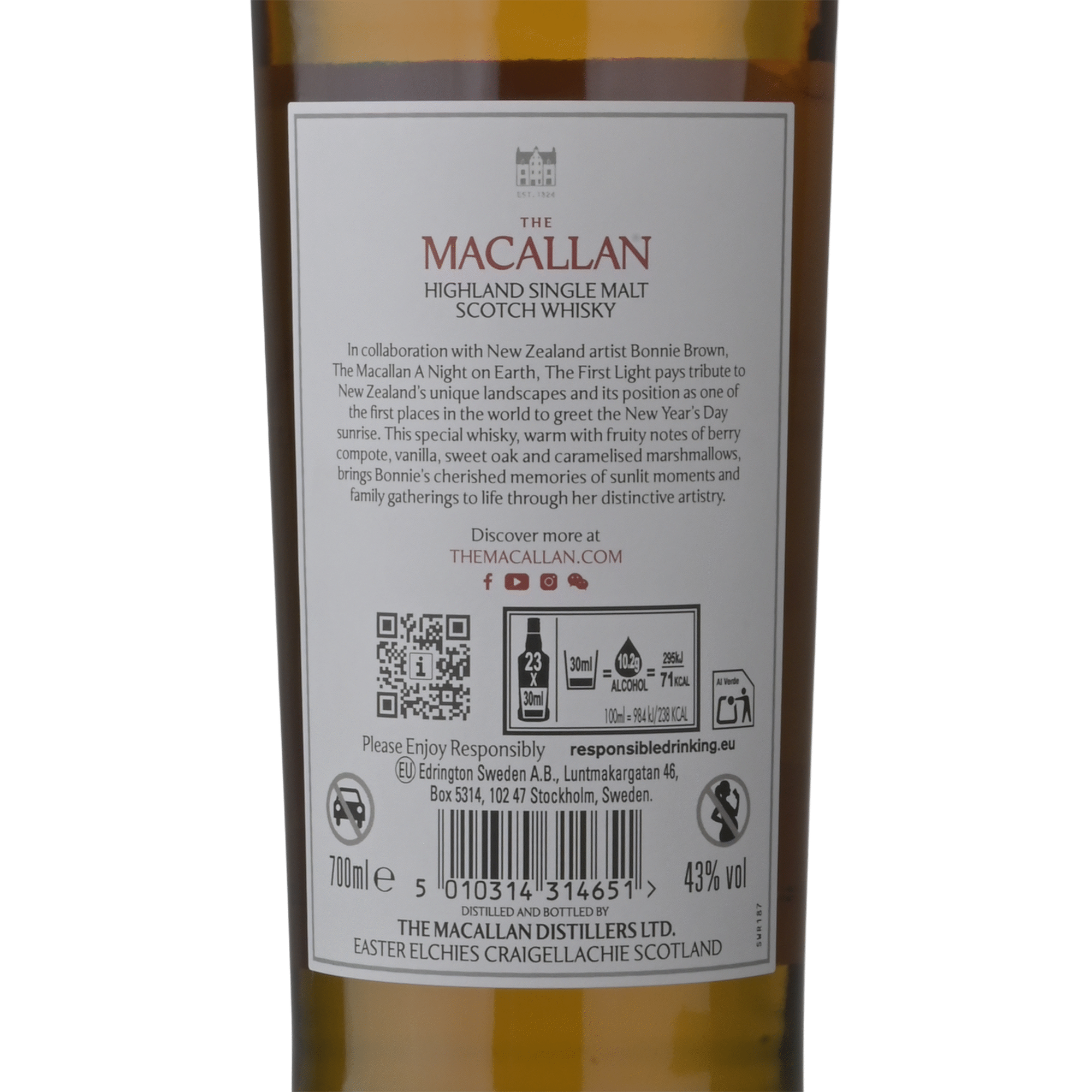 The Macallan Whisky A Night on Earth The First Light Single Malt