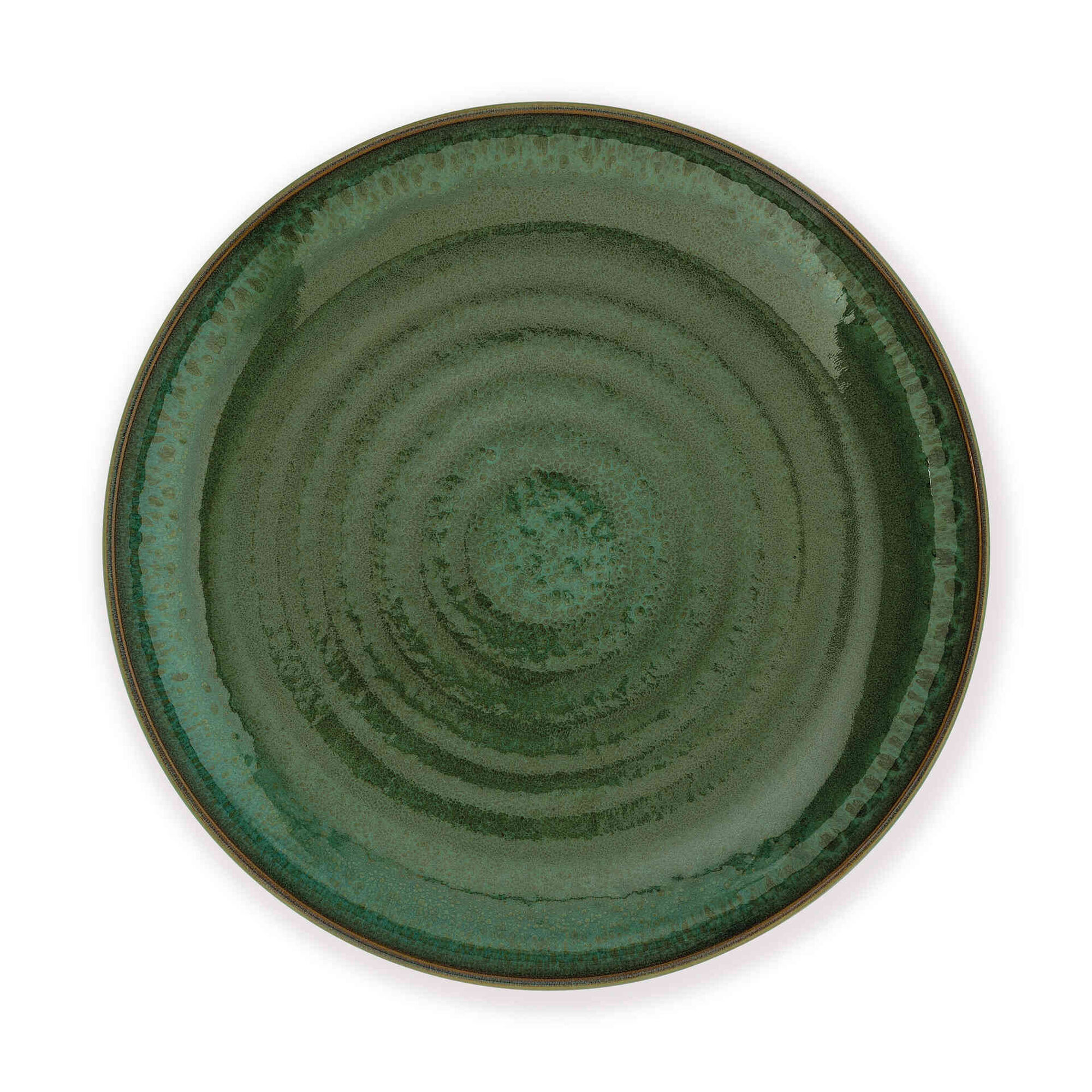 Prato Raso 26,7cm Verde Marv&atilde;o Kasa