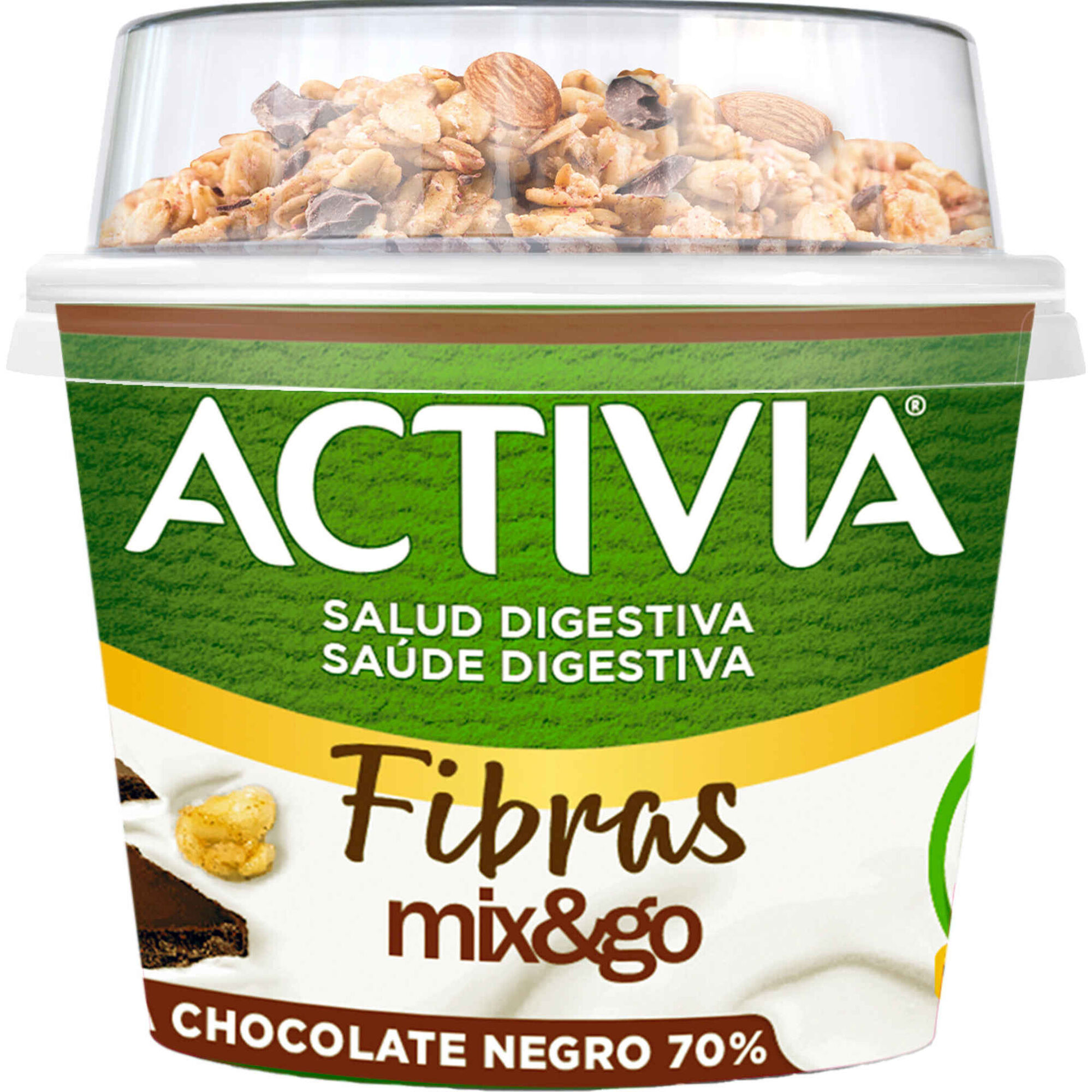 Iogurte Bifidus de Chocolate Negro e Fibras