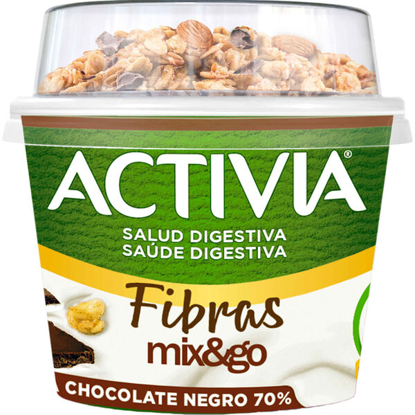 Iogurte Bifidus de Chocolate Negro e Fibras Activia Danone