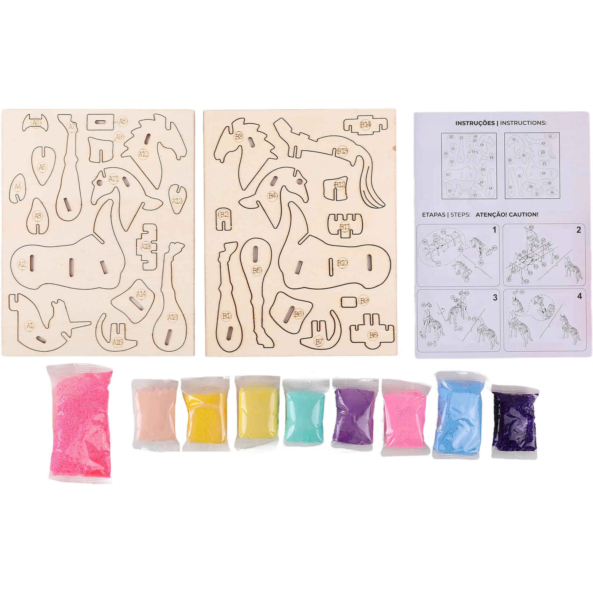 Kit Plasticina M&aacute;gica (v&aacute;rios modelos) Pintura