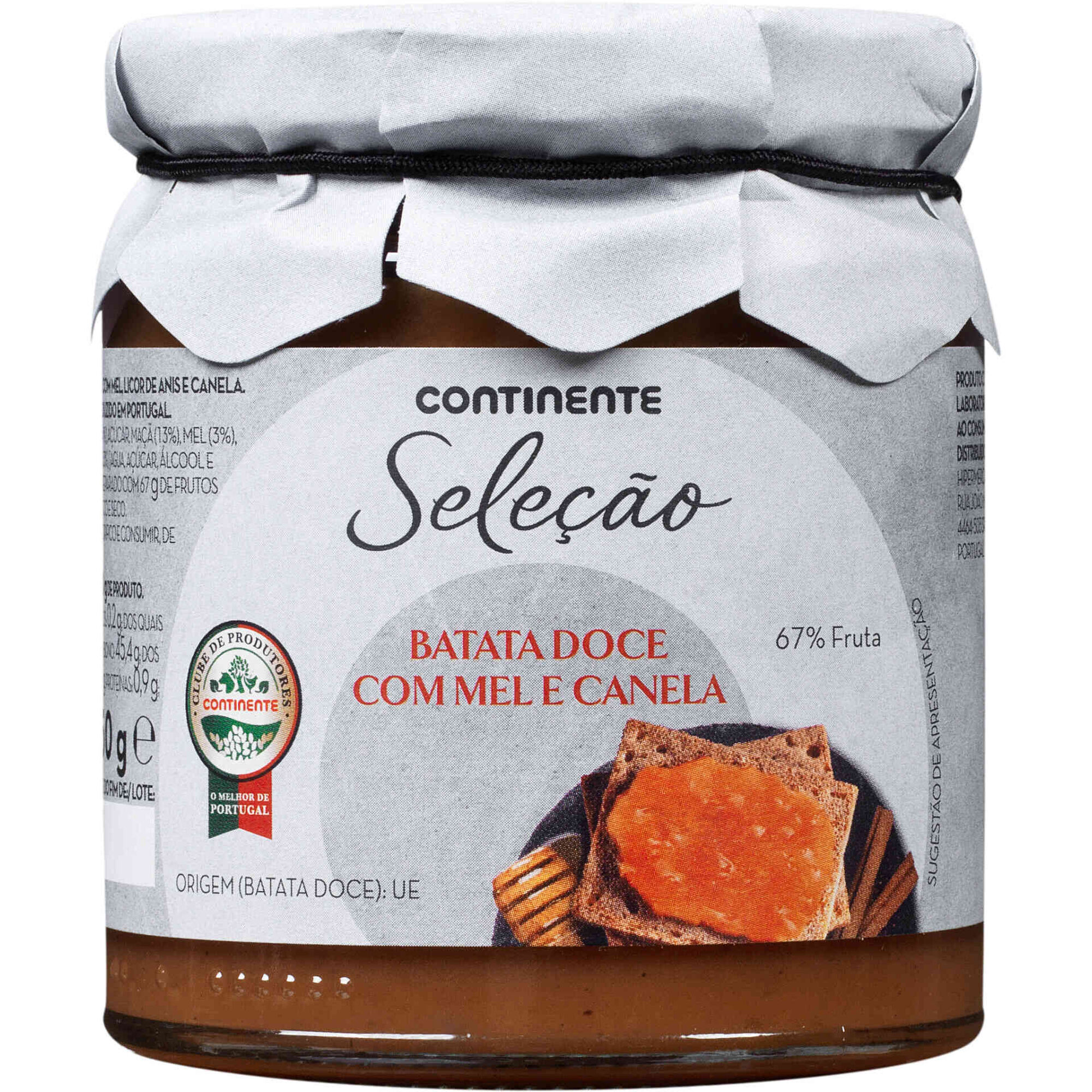 Doce de Batata Doce com Mel e Canela
