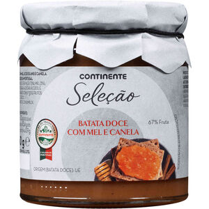 Doce de Batata Doce com Mel e Canela Continente Seleção