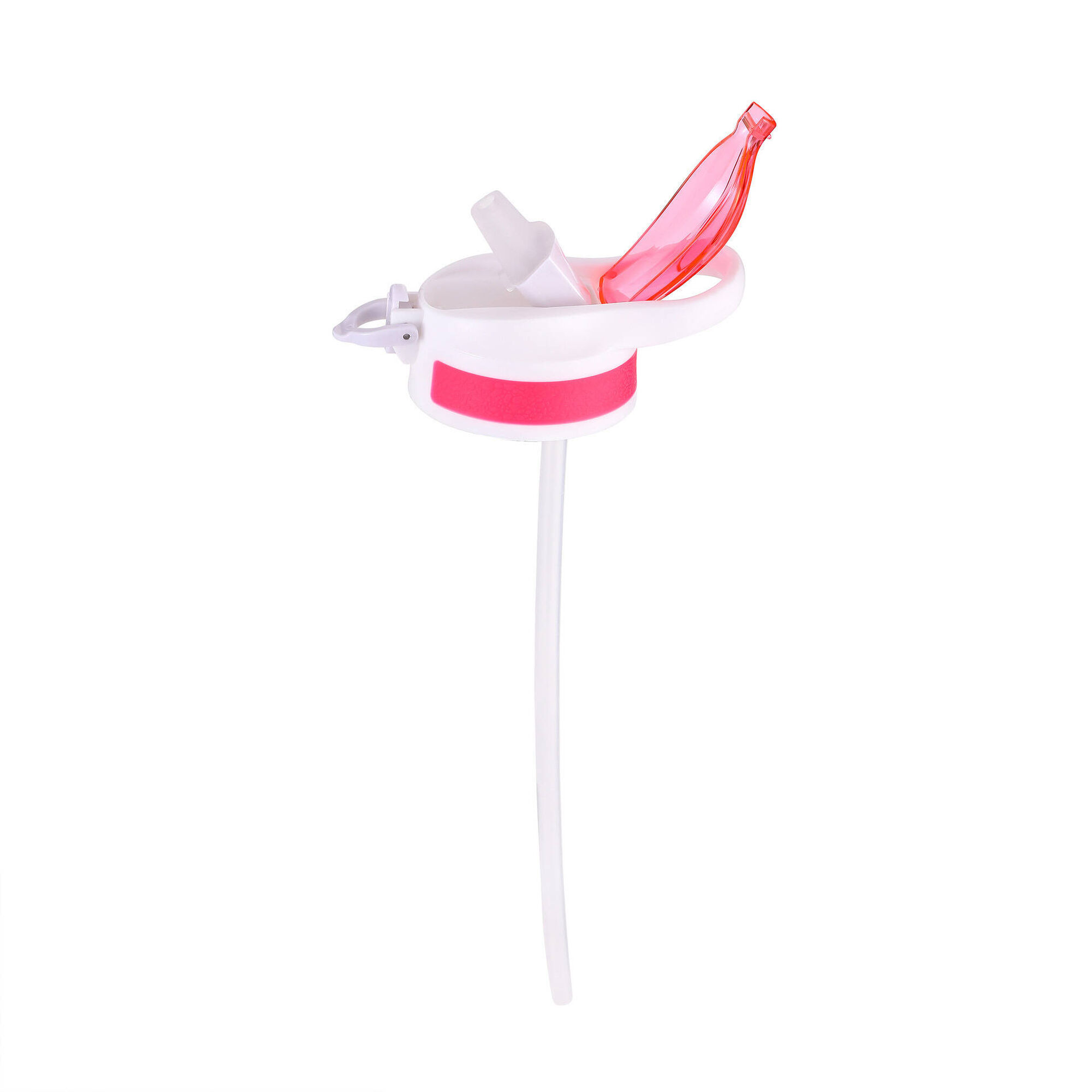 Garrafa Plástico 1L Rosa e Verde Tritan