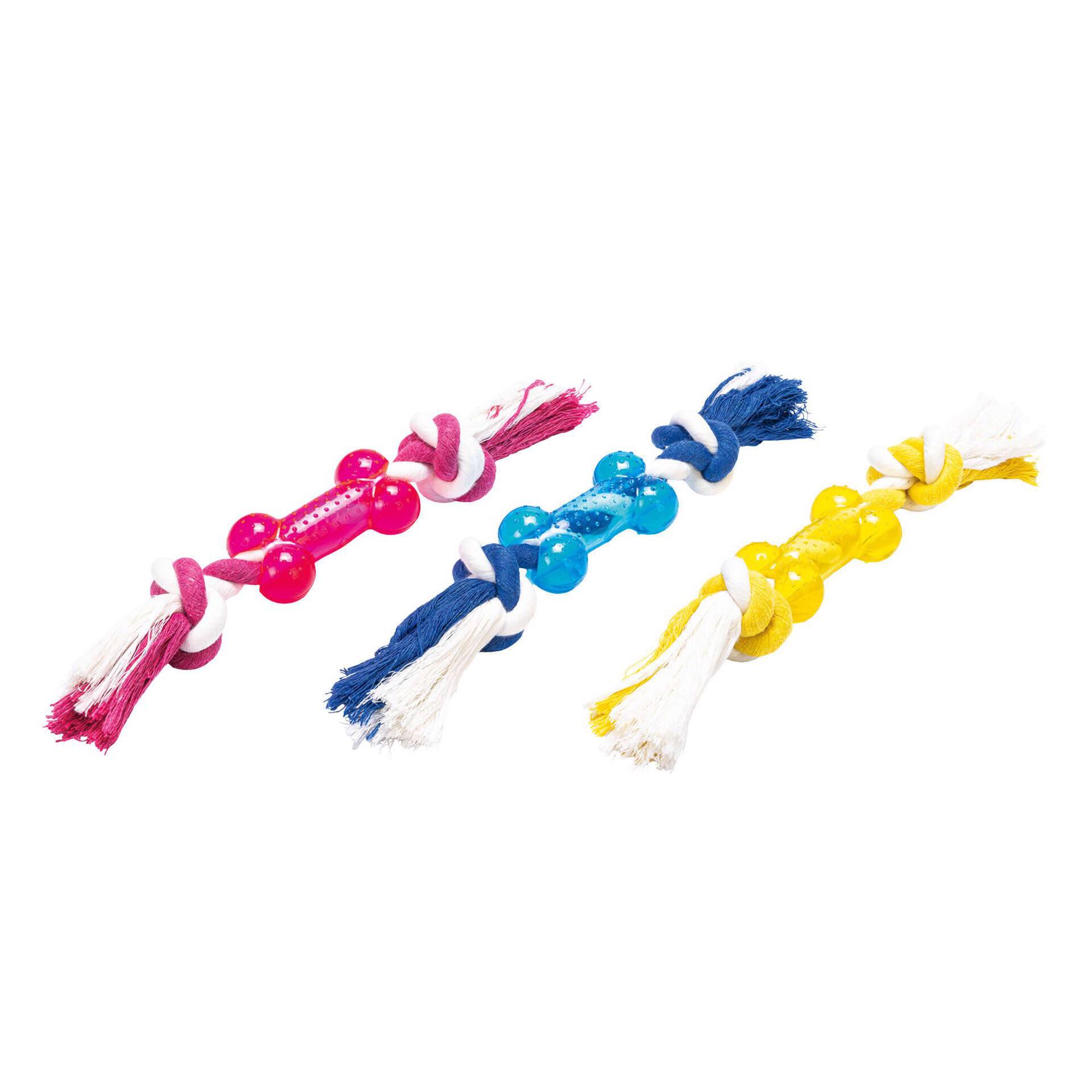 Brinquedo para Cão Osso com Corda Brinquedo para Cão Osso com Corda