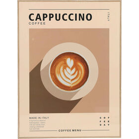 Quadro Decorativo 30x40cm Capuccino Kasa