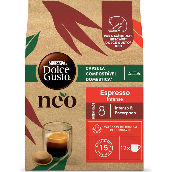 Cápsulas de Café Espresso Intenso Int 8 Nescafé Dolce Gusto Neo
