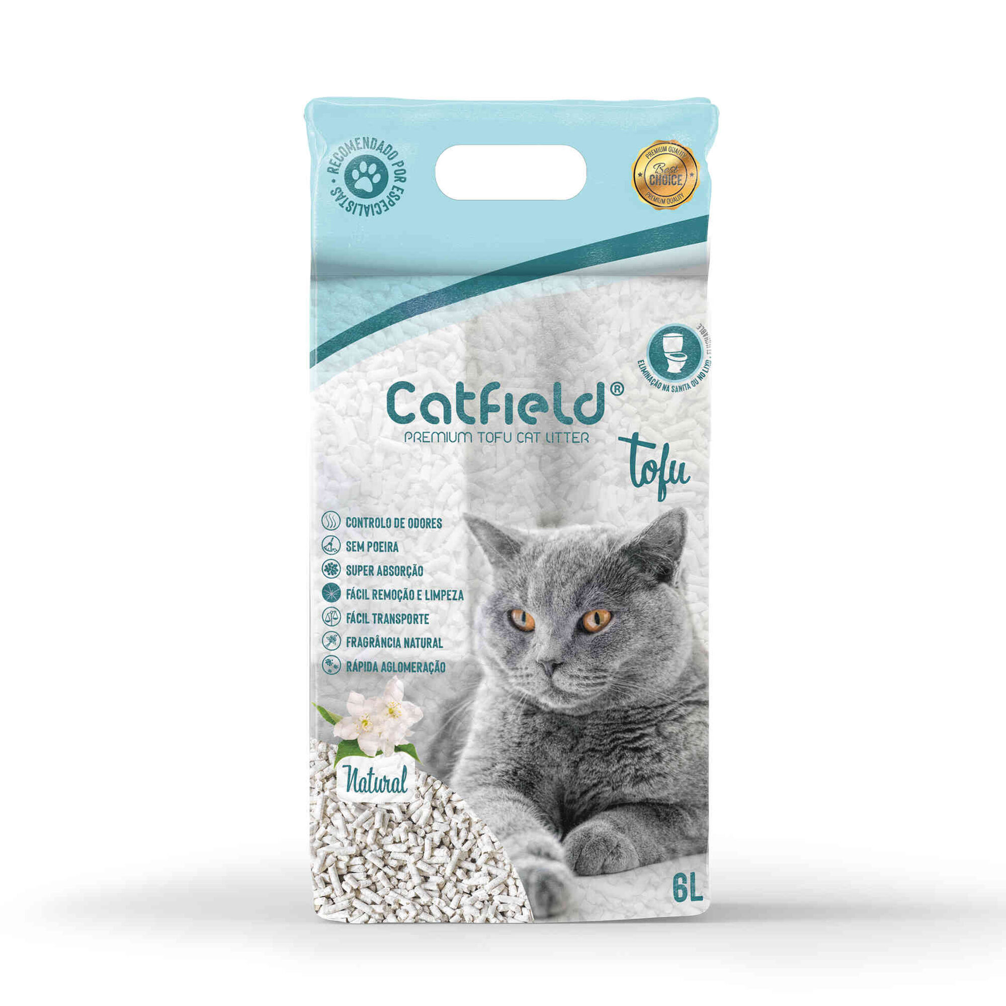 Areia Aglomerante Tofu Catfield
