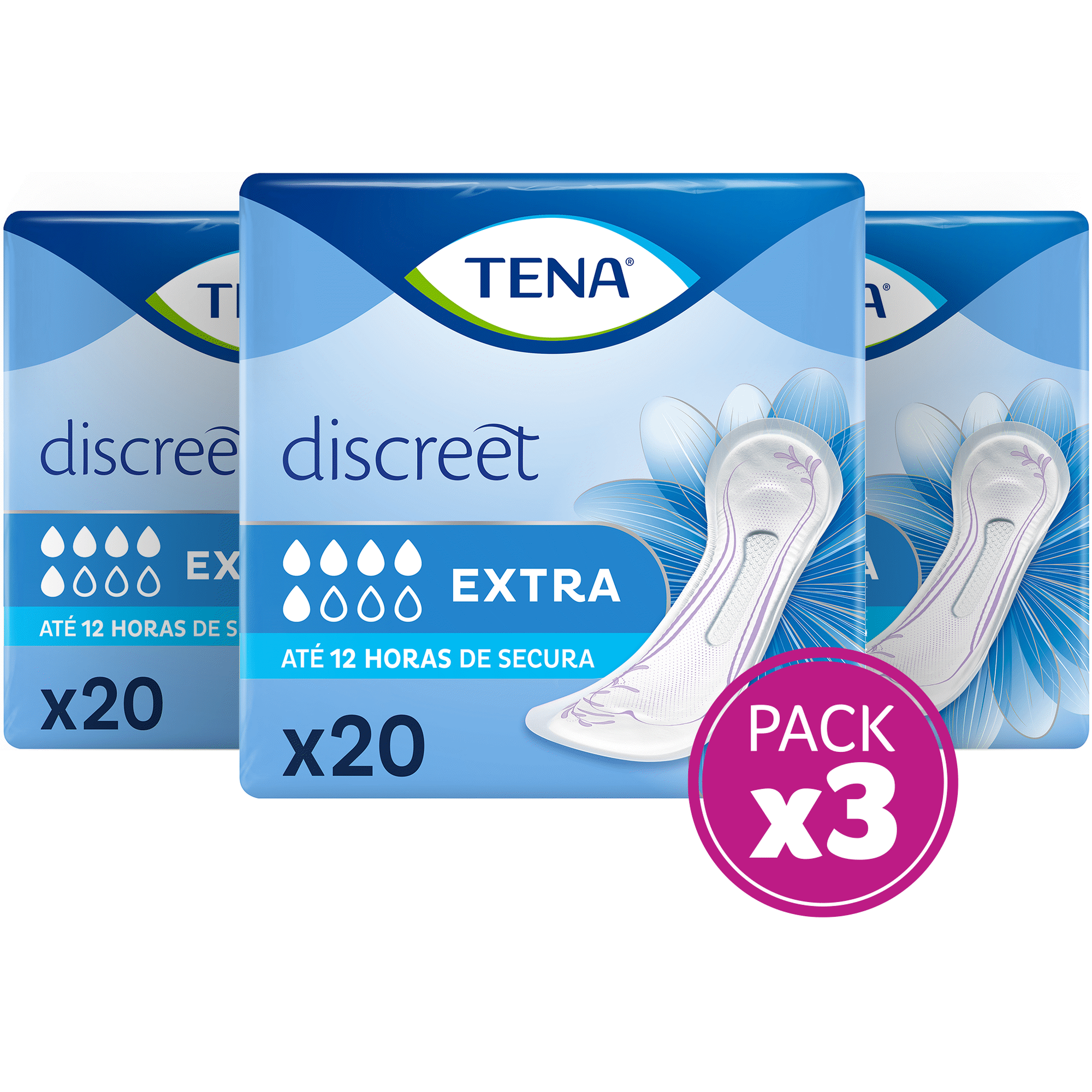 Pensos Incontinência Discreet Extra