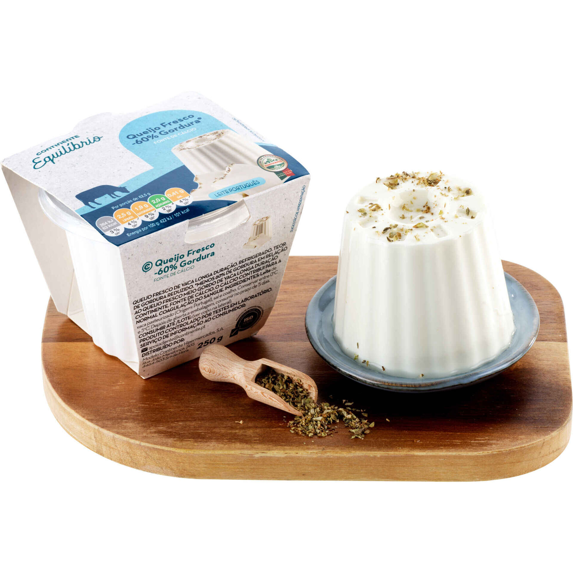 Queijo Fresco Longa Dura&ccedil;&atilde;o Light Continente Equil&iacute;brio