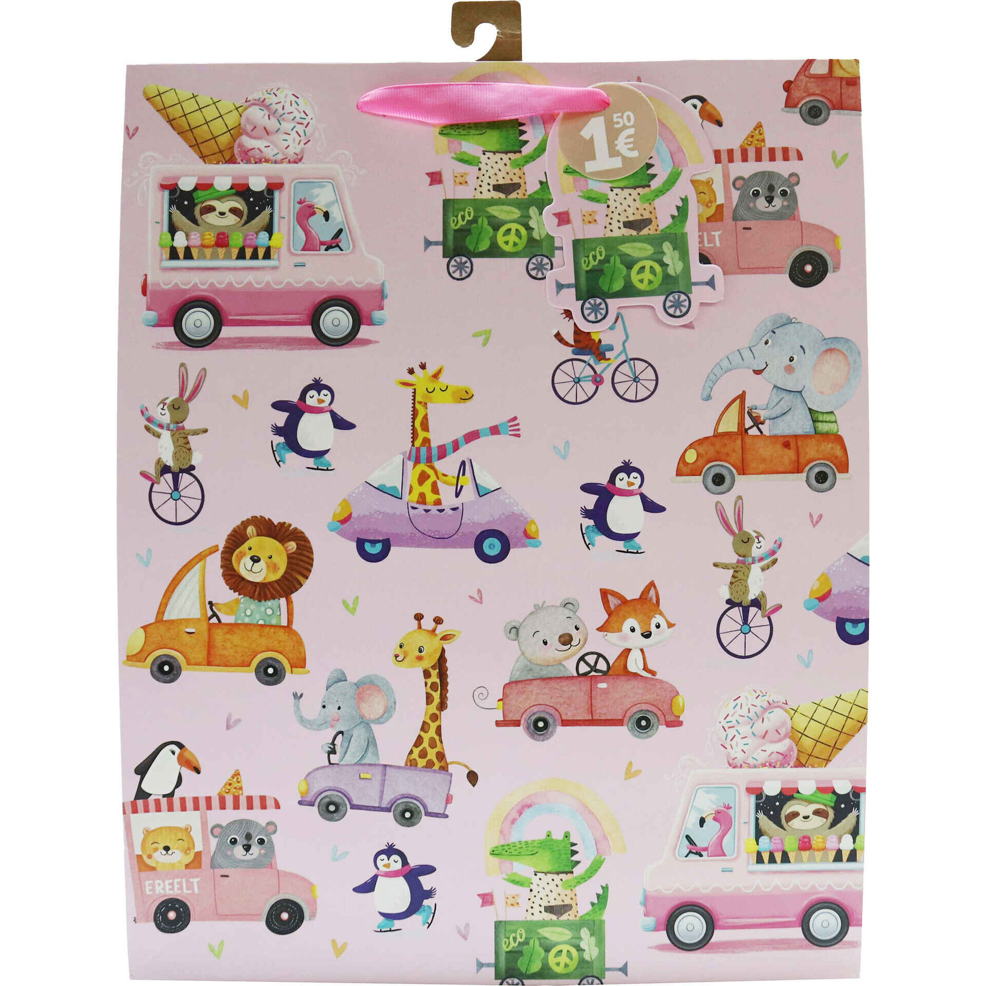 Saco para Presentes Kids Fun L (v&aacute;rios modelos)