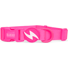Coleira para C&atilde;o Rosa Neon L Dashi