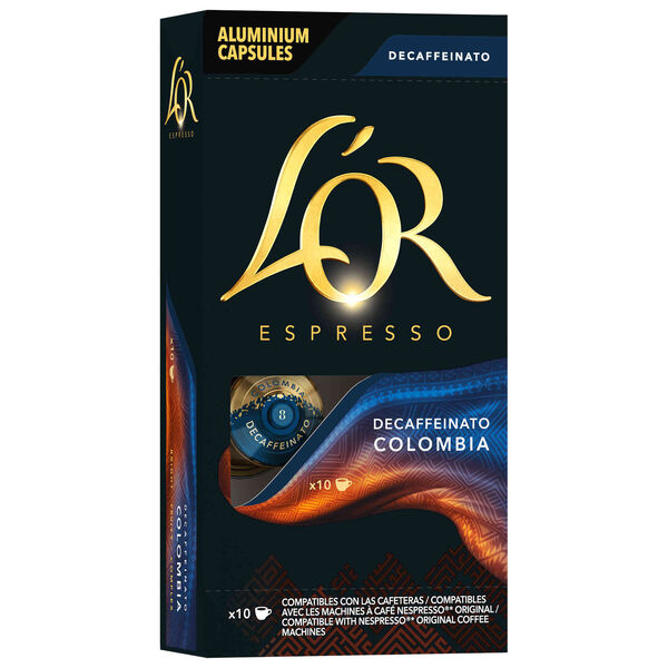 Cápsulas de Café Descafeinado Colombia LOr