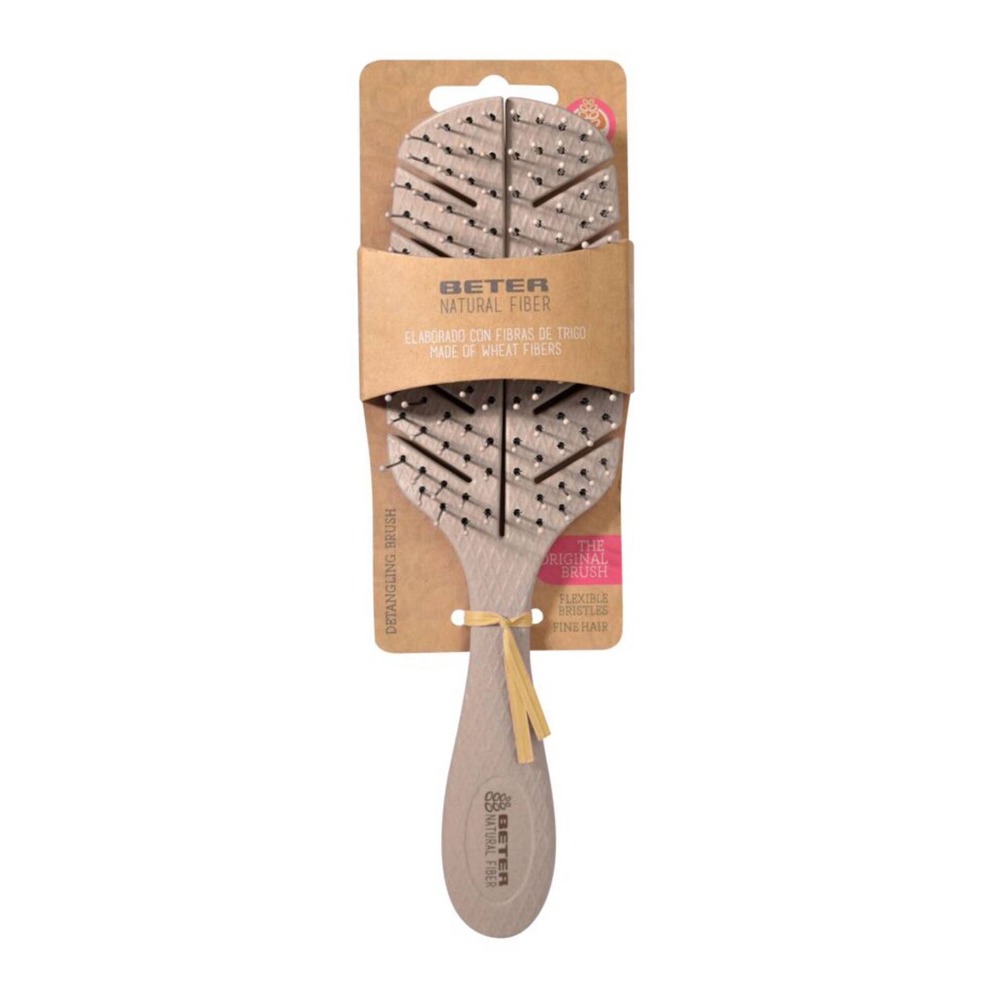 Escova de Cabelo Detangling Natural Fiber Mini BETER