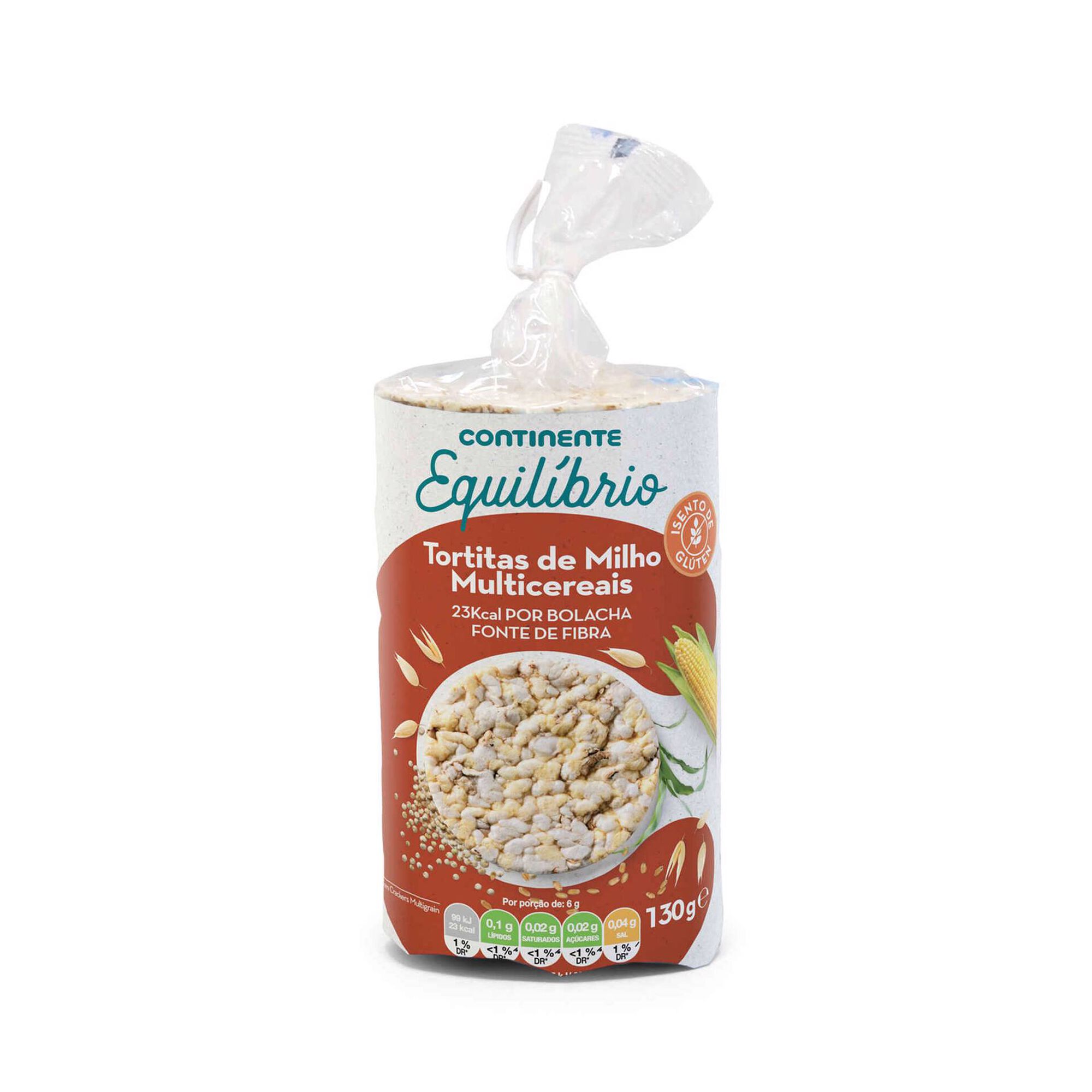 Tortitas de Milho Multicereais sem Glúten