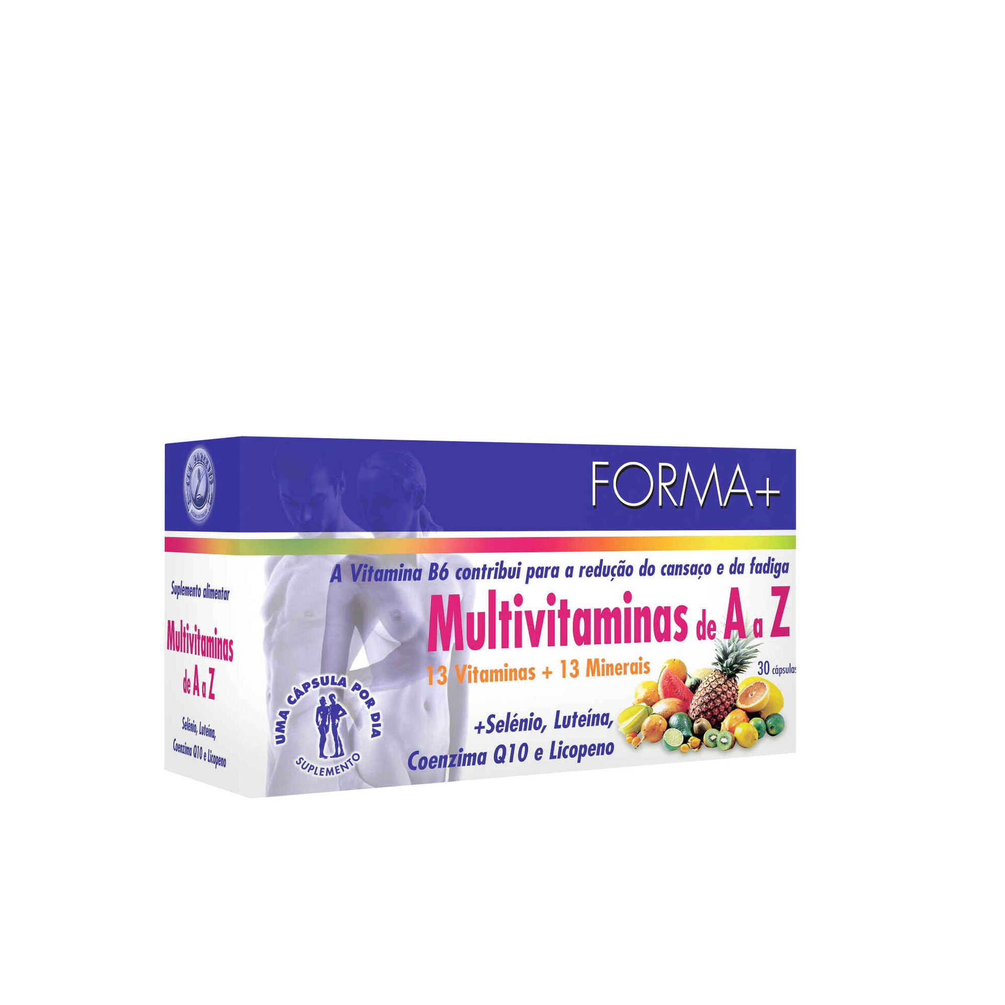 Suplemento Alimentar Forma Multivitaminas A-Z Cápsulas Suplemento Alimentar Forma Multivitaminas A-Z Cápsulas