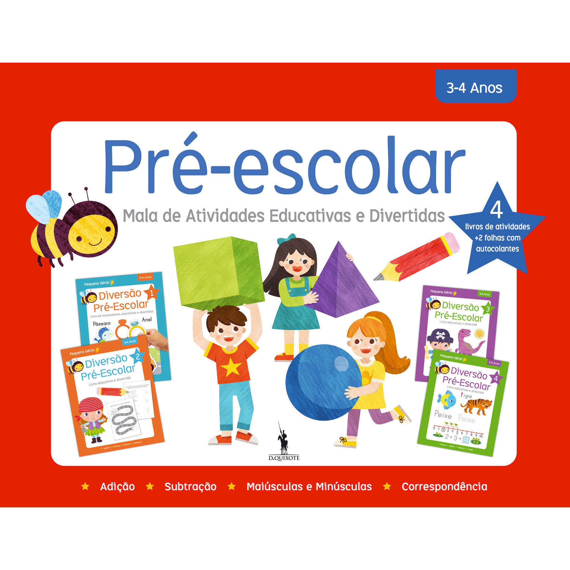 Pré-Escolar - Mala de Atividades Educativas e Divertidas