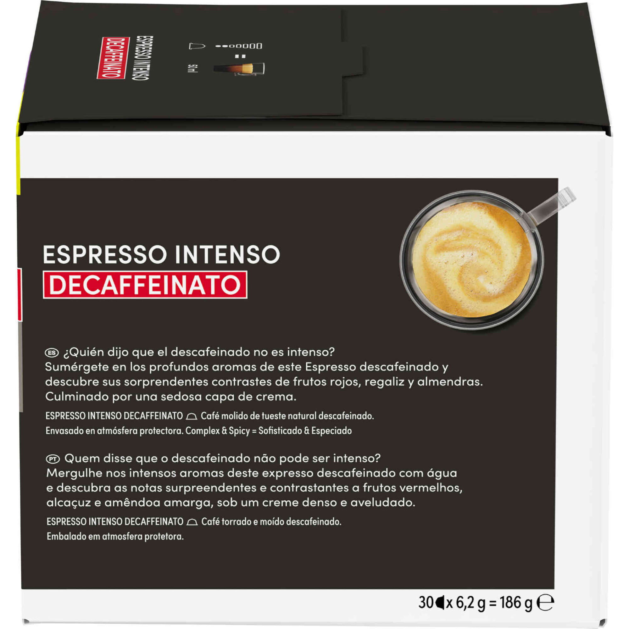 Cápsulas de Café Descafeinado Espresso Intenso Int 7